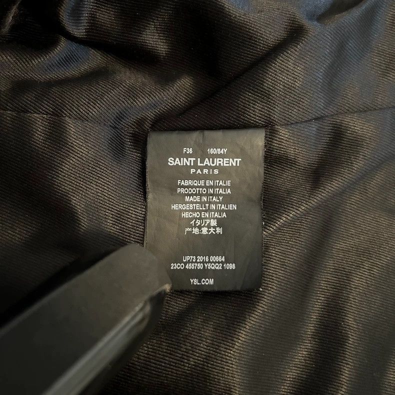 Saint Laurent Paris Saint Laurent Leather Biker Jacket-2505 Size US M / EU 48-50 / 2 - 4 Thumbnail
