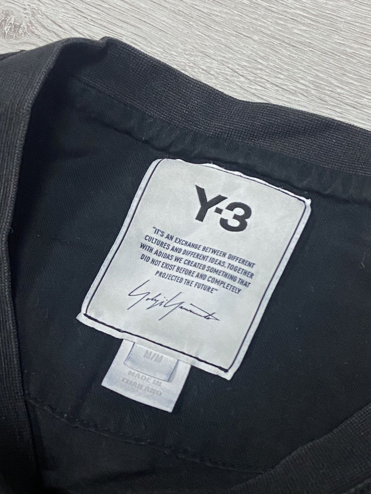 Yohji Yamamoto Y-3 Yohji Yamamoto vintage big logo t-shirt Adidas Size US M / EU 48-50 / 2 - 4 Thumbnail