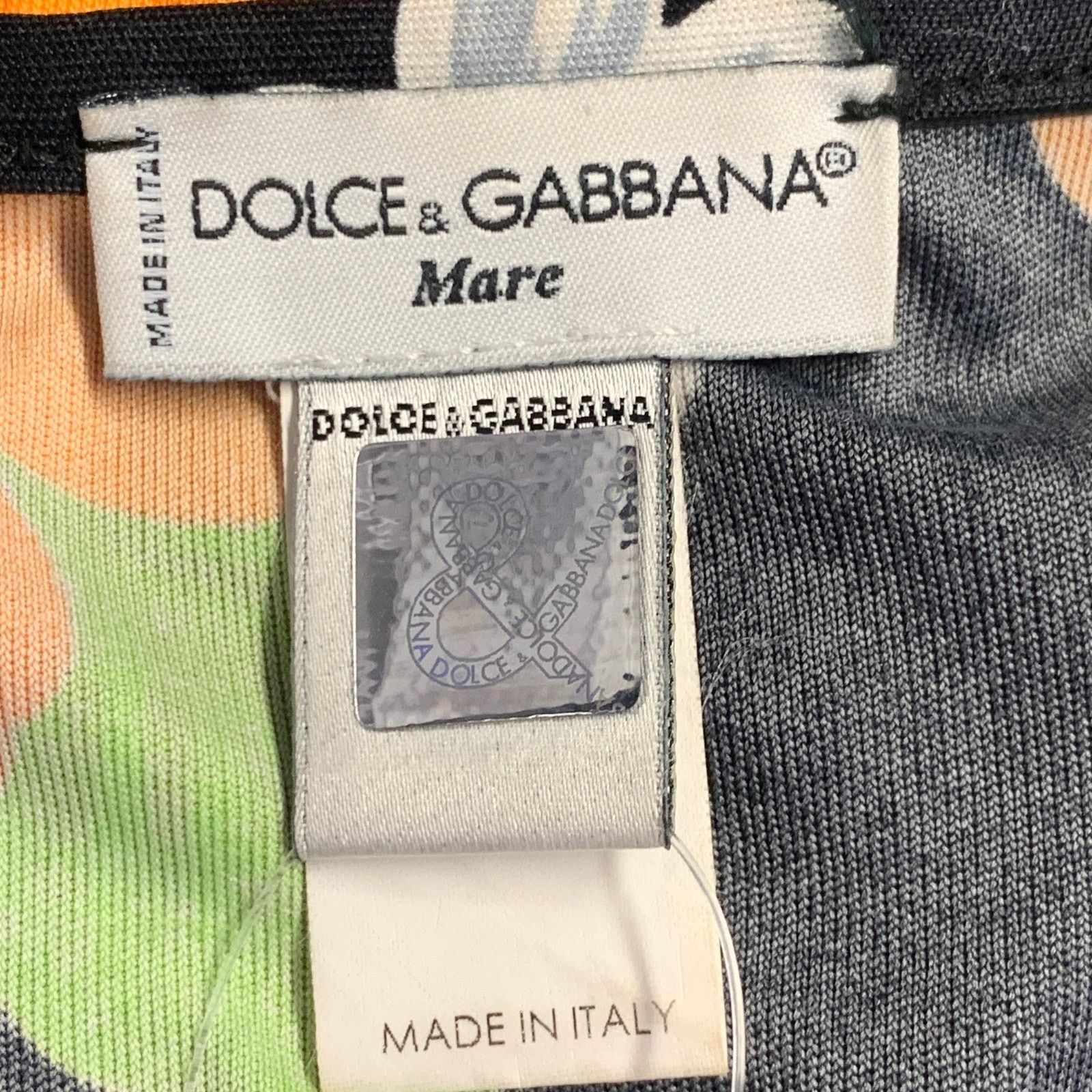 Dolce & Gabbana DOLCE & GABBANA Multi Floral Side Zipper Swim Coverup Skirt Size 31" - 6 Thumbnail
