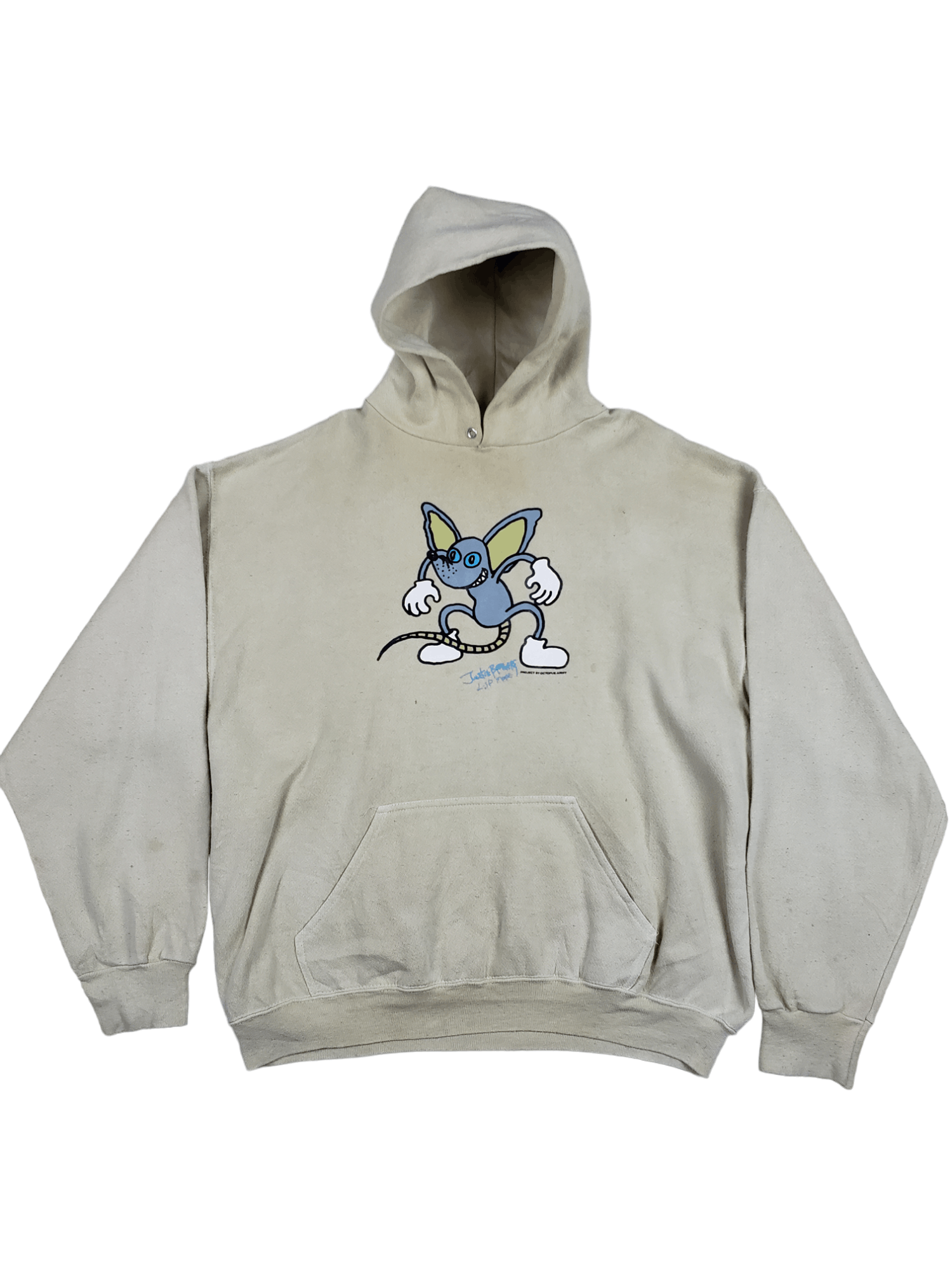 Tultex × Vintage Vintage Crazy Rat Hoodies Size US XL / EU 56 / 4 - 1 Thumbnail