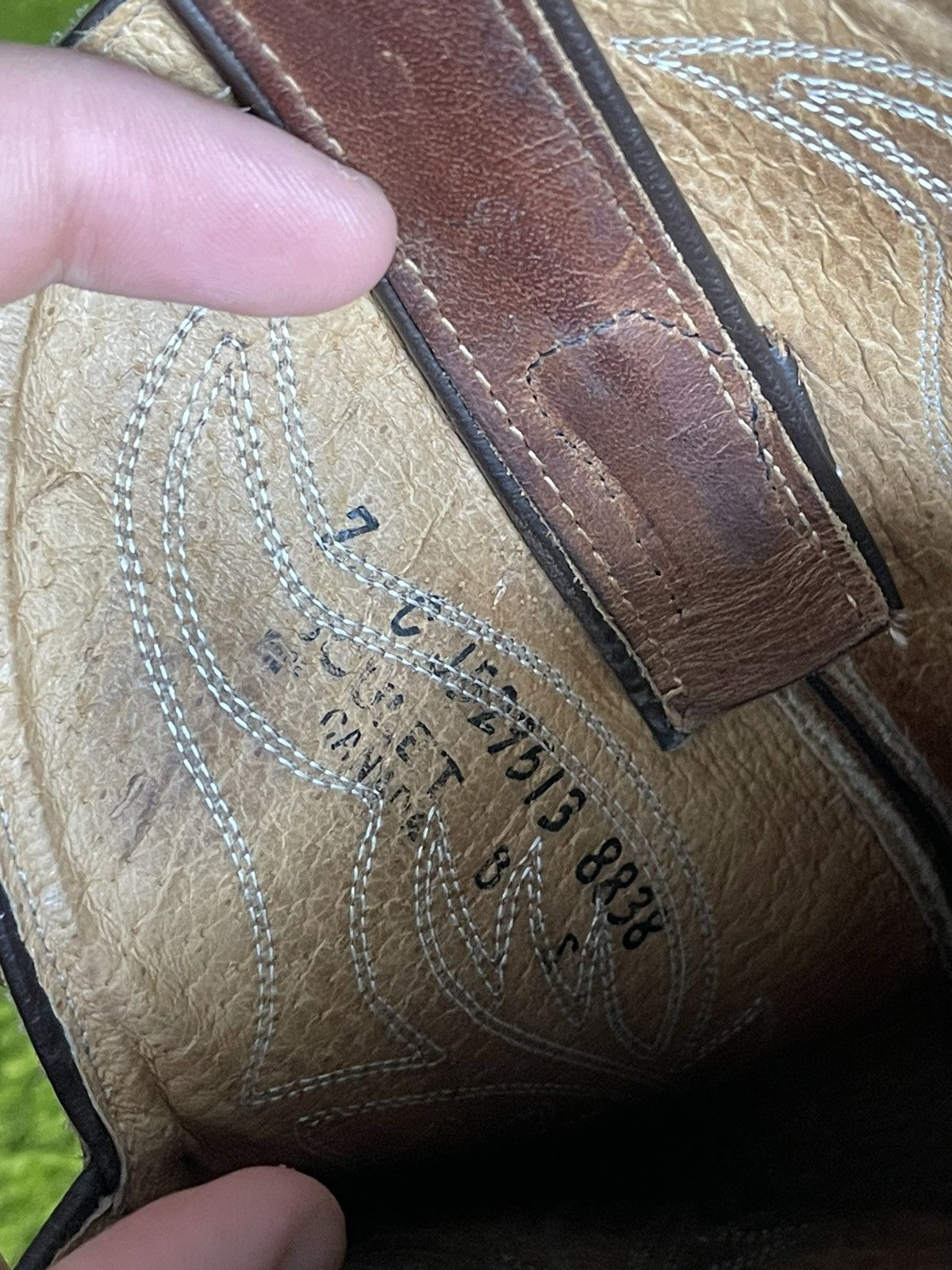 Boulet × Cowboy Equipment × Vintage Boulet 2000s vintage western cowboy style leather boots Size US 7 / EU 40 - 10 Thumbnail