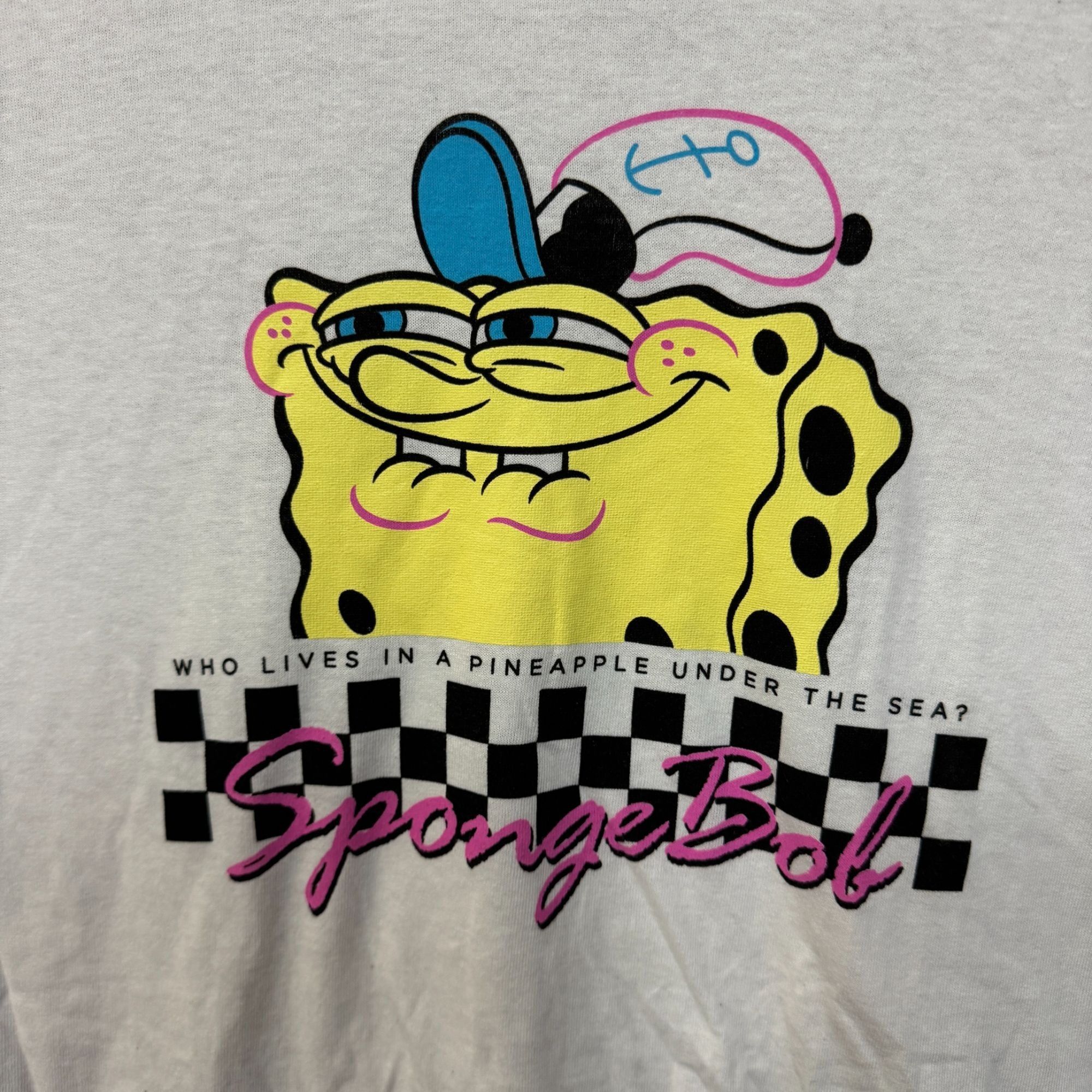 Nickelodeon Who Lives Under the Pineapple Under the Sea SpongeBob T-shir Size US XXL / EU 58 / 5 - 2 Thumbnail