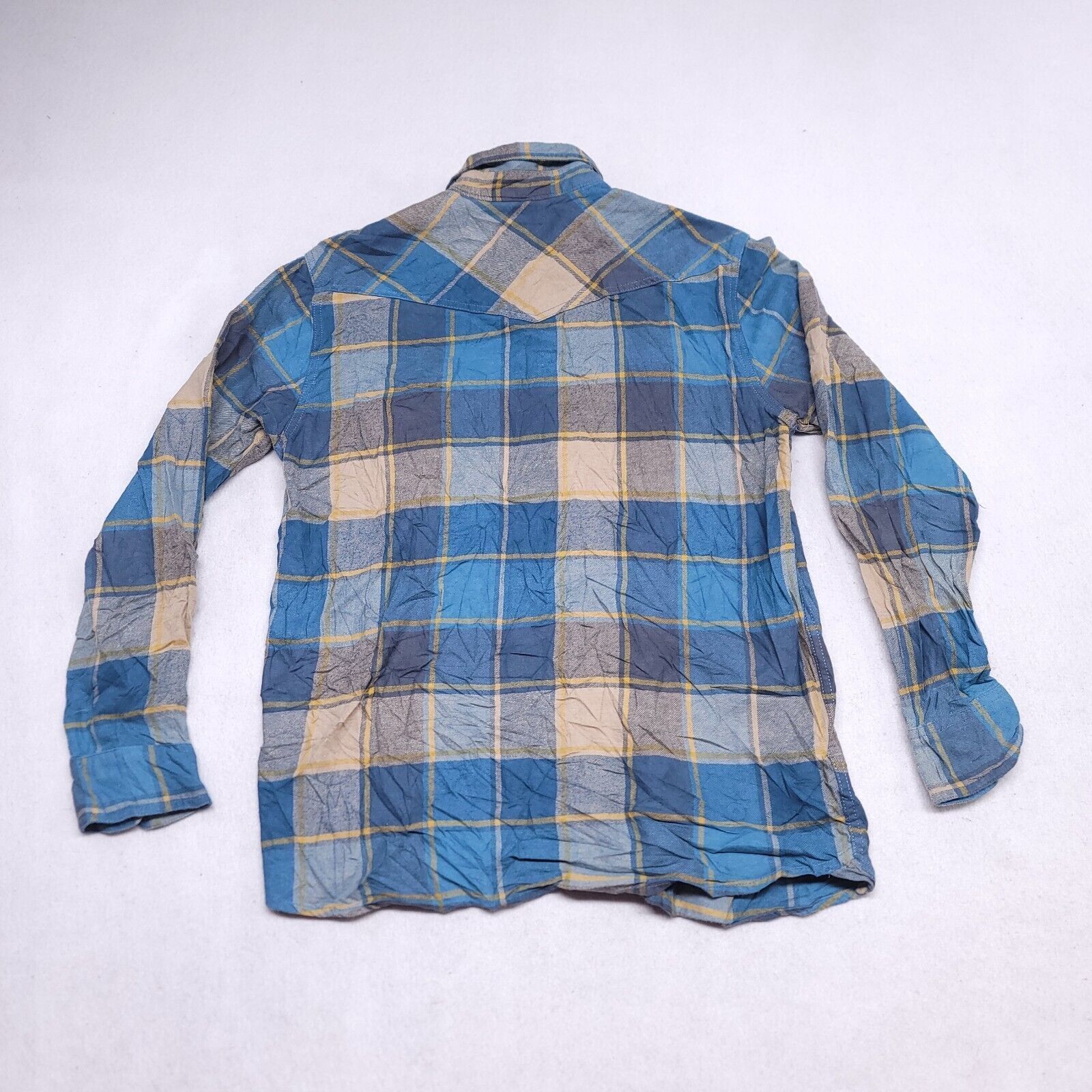 Route 66 Route 66 Gingham Flannel Shirt Mens Size Medium M Blue Size US M / EU 48-50 / 2 - 10 Thumbnail