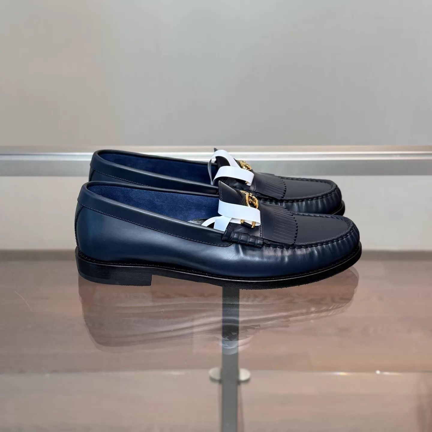 Celine Celine Blue Tassel Loafers 39 Size US 8.5 / IT 38.5 - 3 Thumbnail