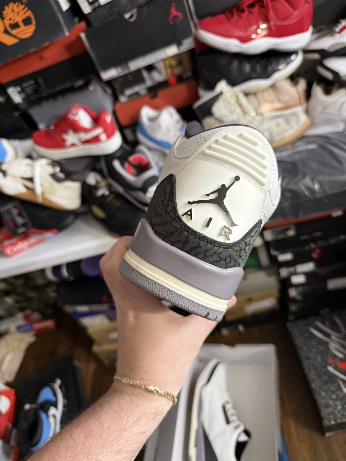 Jordan Brand Jordan retro 3 grey cement sz 11.5 Size US 11.5 / EU 44-45 - 4 Thumbnail