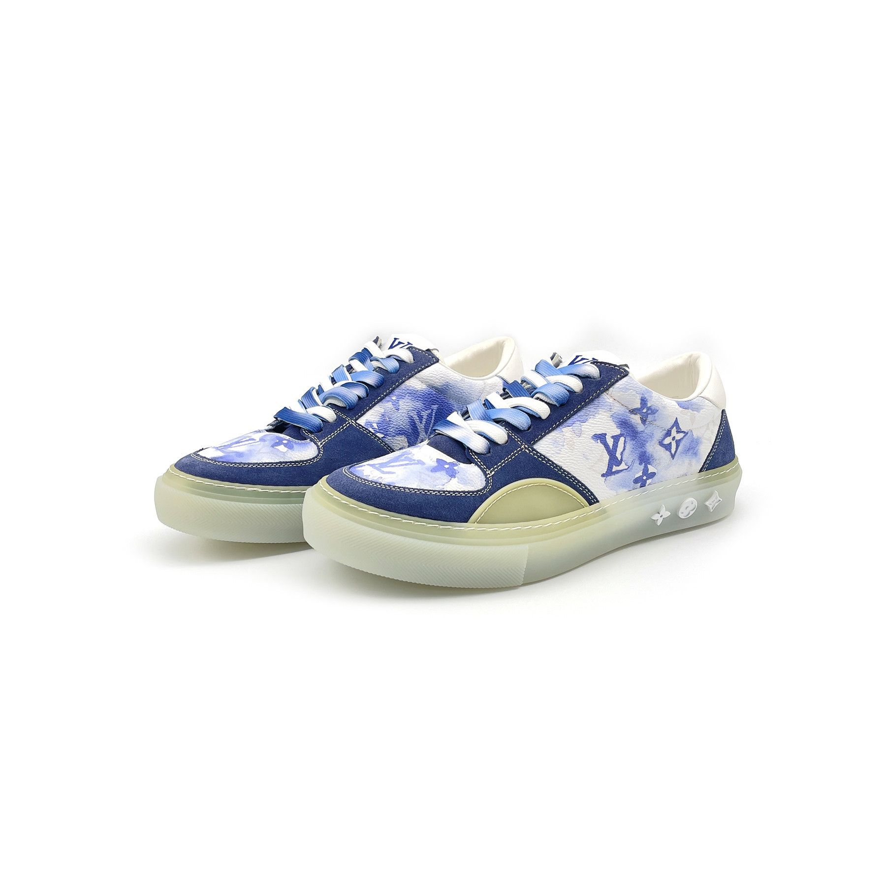 Louis Vuitton Louis Vuitton Ollie Watercolor Monogram Sneakers Size US 5 / IT 35 - 2 Thumbnail