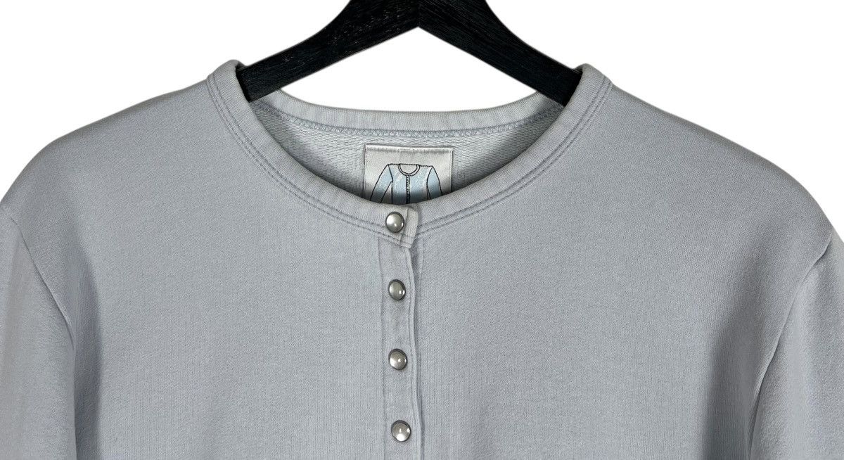 agnes b. agnes b. Blue Cropped Snap Button Cardigan Size S / US 4 / IT 40 - 3 Thumbnail