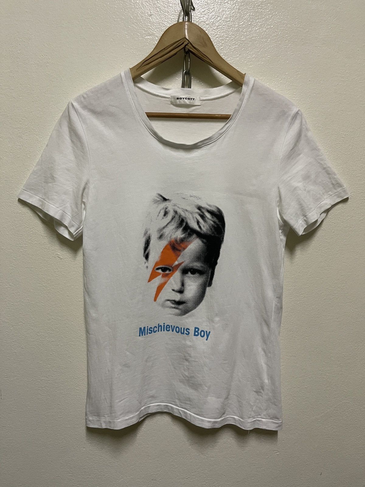 Boycott × Japanese Brand Boycott Mischievous Boy David Bowie T Shirt Size M / US 6-8 / IT 42-44 - 1 Thumbnail