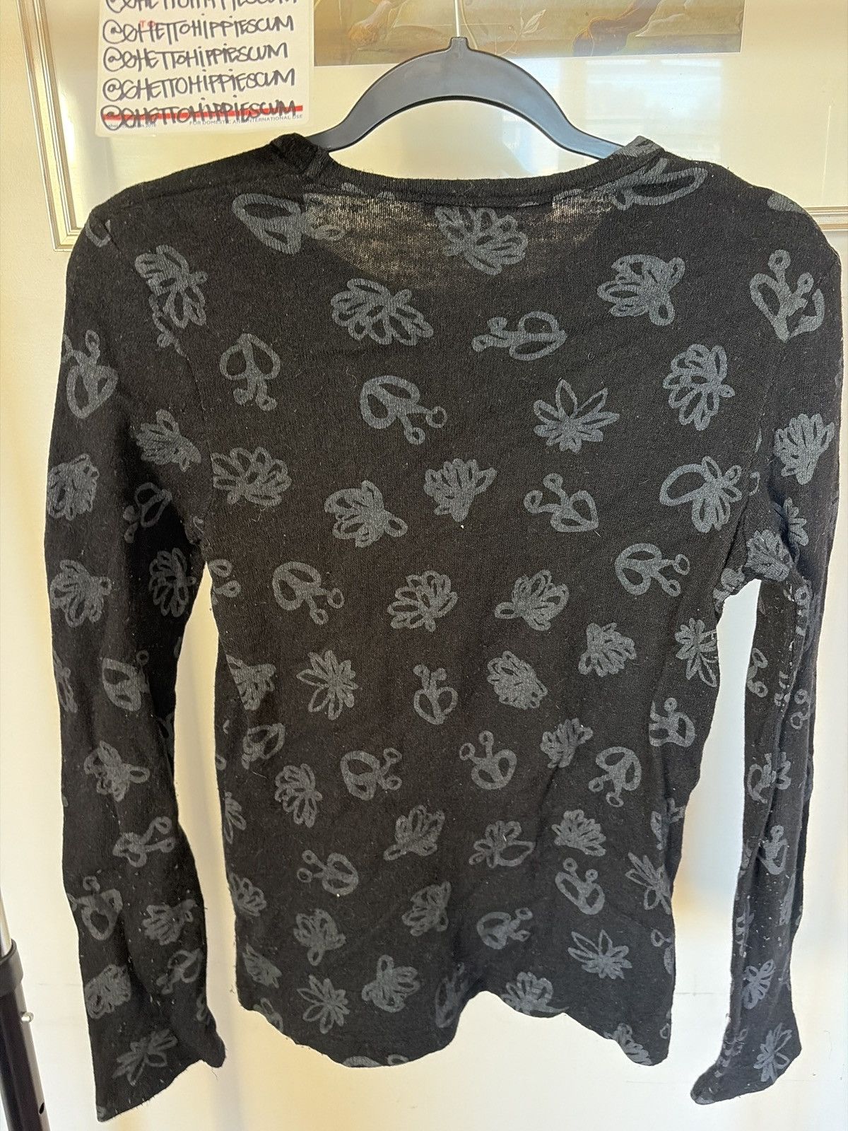 Comme des Garcons COMME des GARCONS COMME des GARCONS Flower Print Knit LS Size US S / EU 44-46 / 1 - 3 Thumbnail