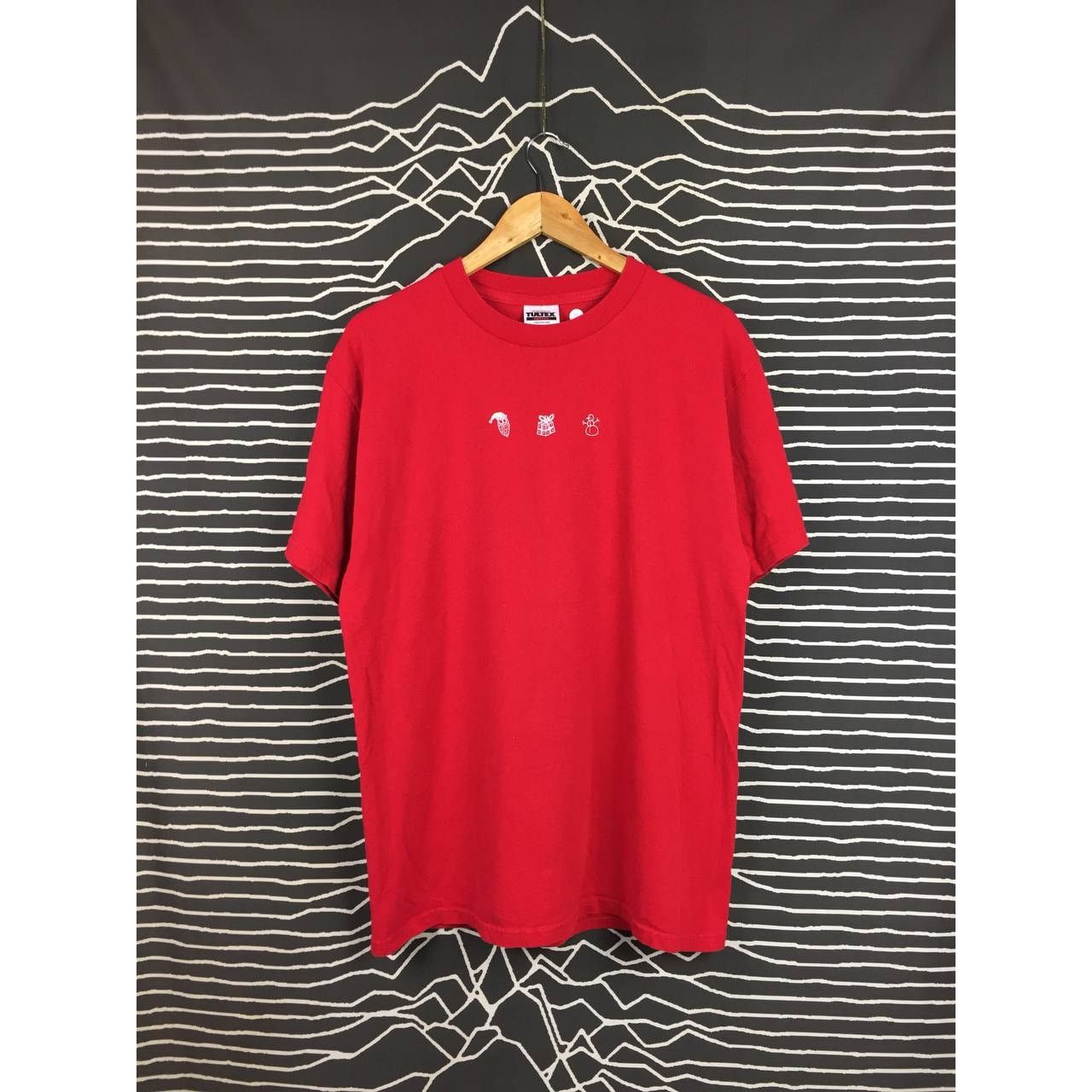 Vintage Vtg 90s Starbucks Christmas Blend Our Gift To You Promo Tee Size US L / EU 52-54 / 3 - 6 Thumbnail