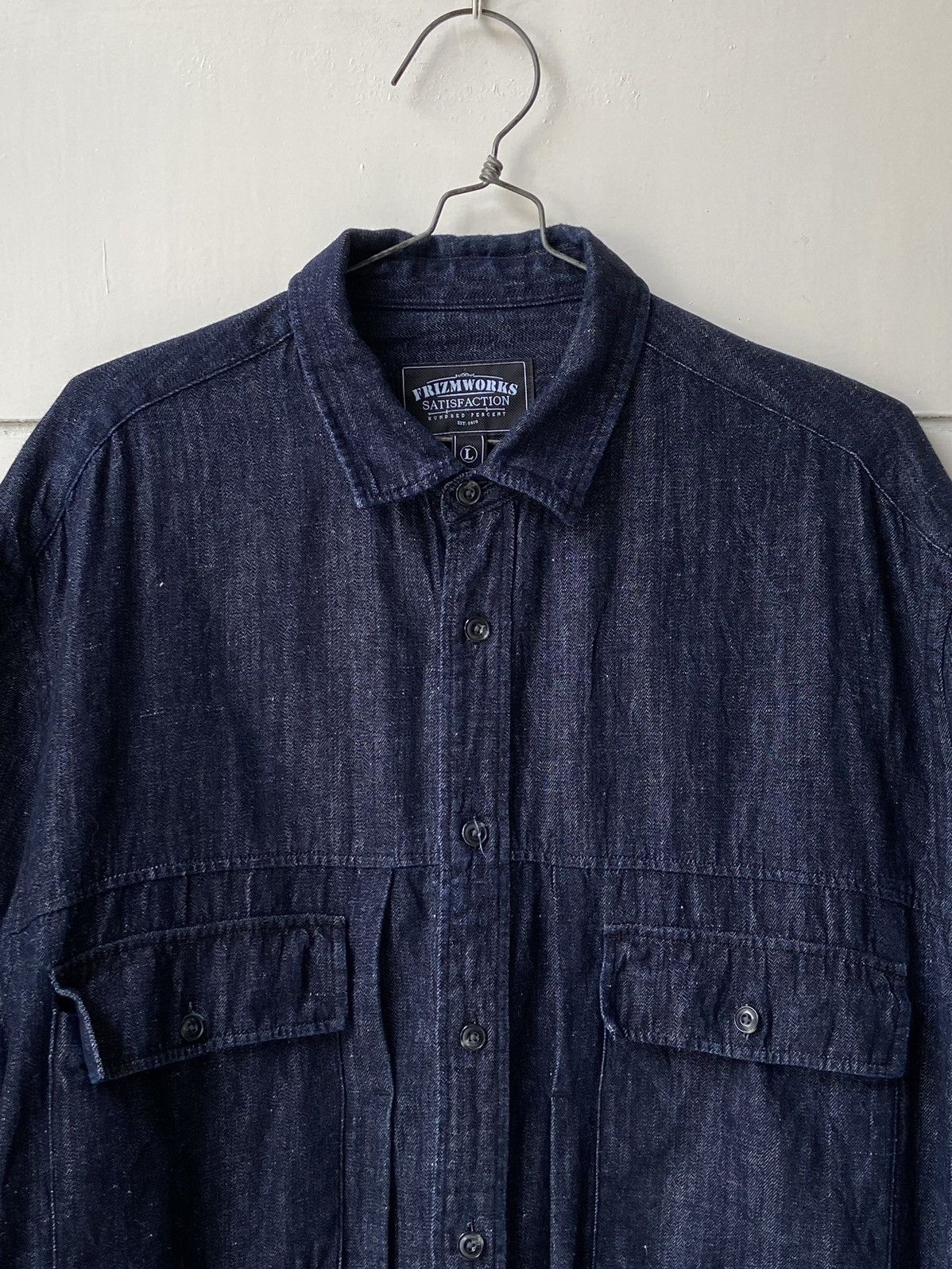 FrizmWORKS FRIZM WORKS Denim Shirt Size US XL / EU 56 / 4 - 3 Thumbnail