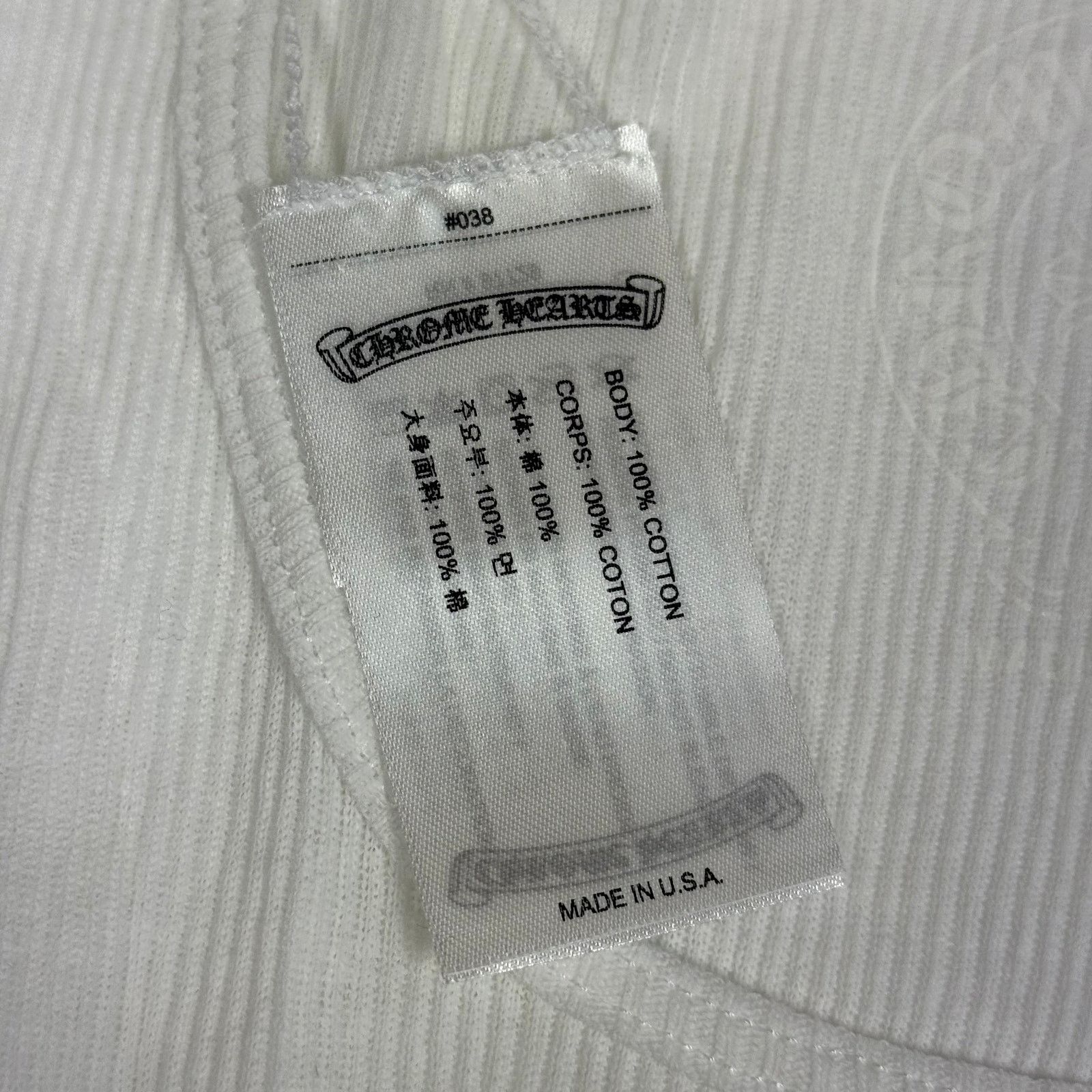 Chrome Hearts Chrome Hearts T-Bar Pink White Tank Top Size M / US 6-8 / IT 42-44 - 10 Thumbnail