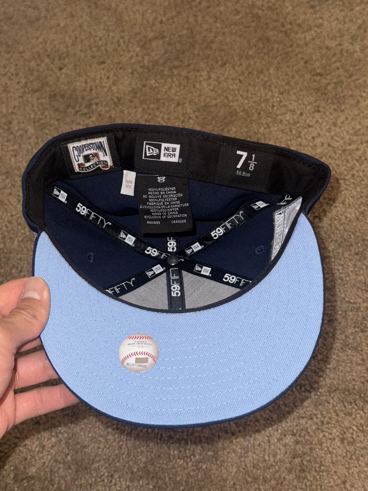 Hat Club × MyFitteds × New Era HAT CLUB Chicago White Sox 95th Anniv. Side Patch Size 7 1/8 Size ONE SIZE - 5 Thumbnail