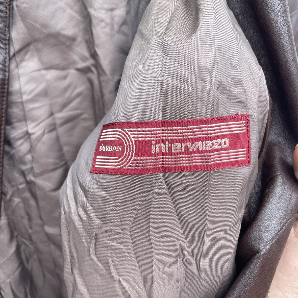 Issey Miyake × Japanese Brand 💥Vintage Japanese Brand Intermezzo Durban Leather Jacket Size US M / EU 48-50 / 2 - 9 Thumbnail