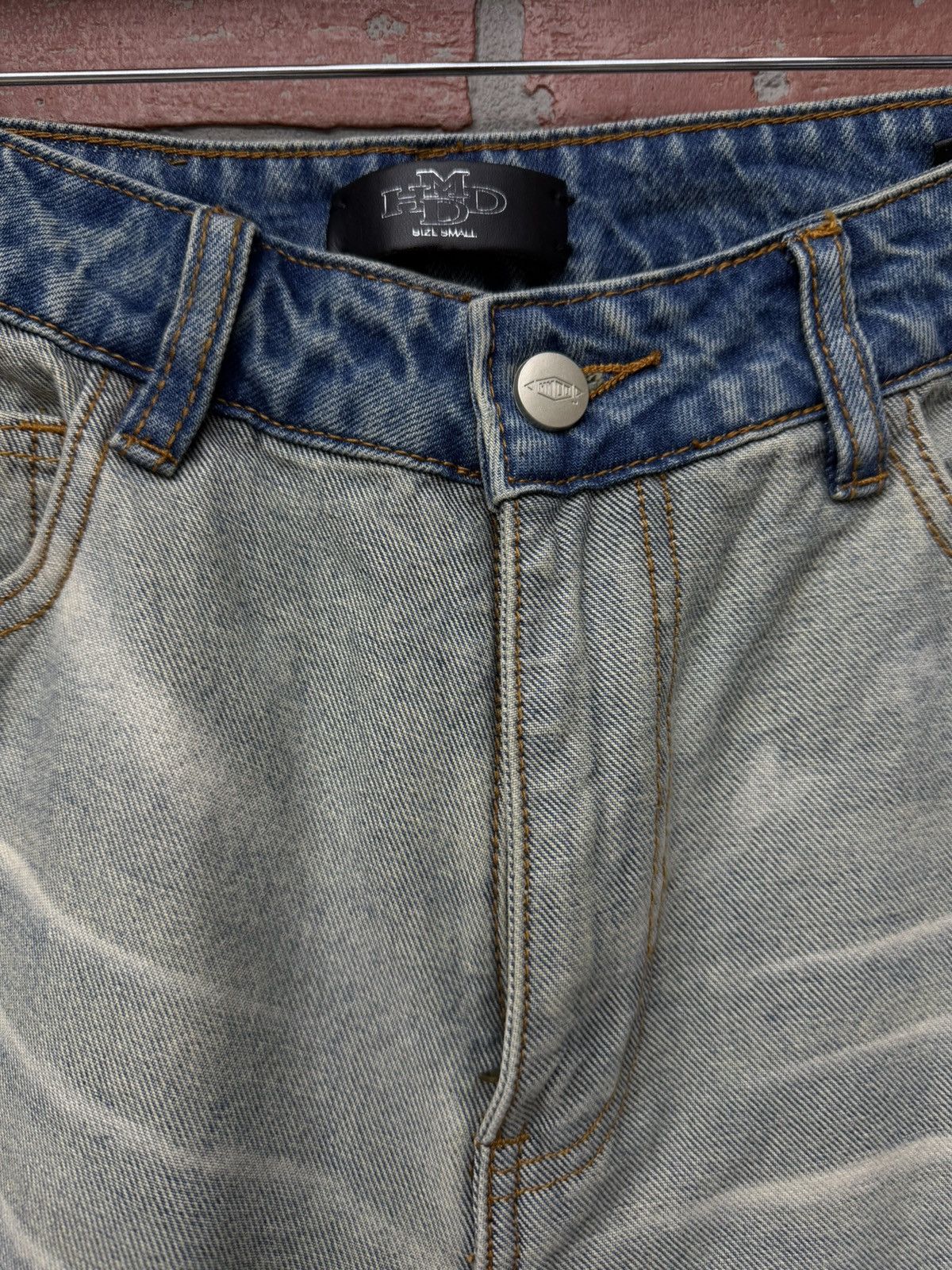HMDD Size S - Happy Memories Dont Die “HMDD” Inside Out Jorts Size US 30 / EU 46 - 4 Thumbnail