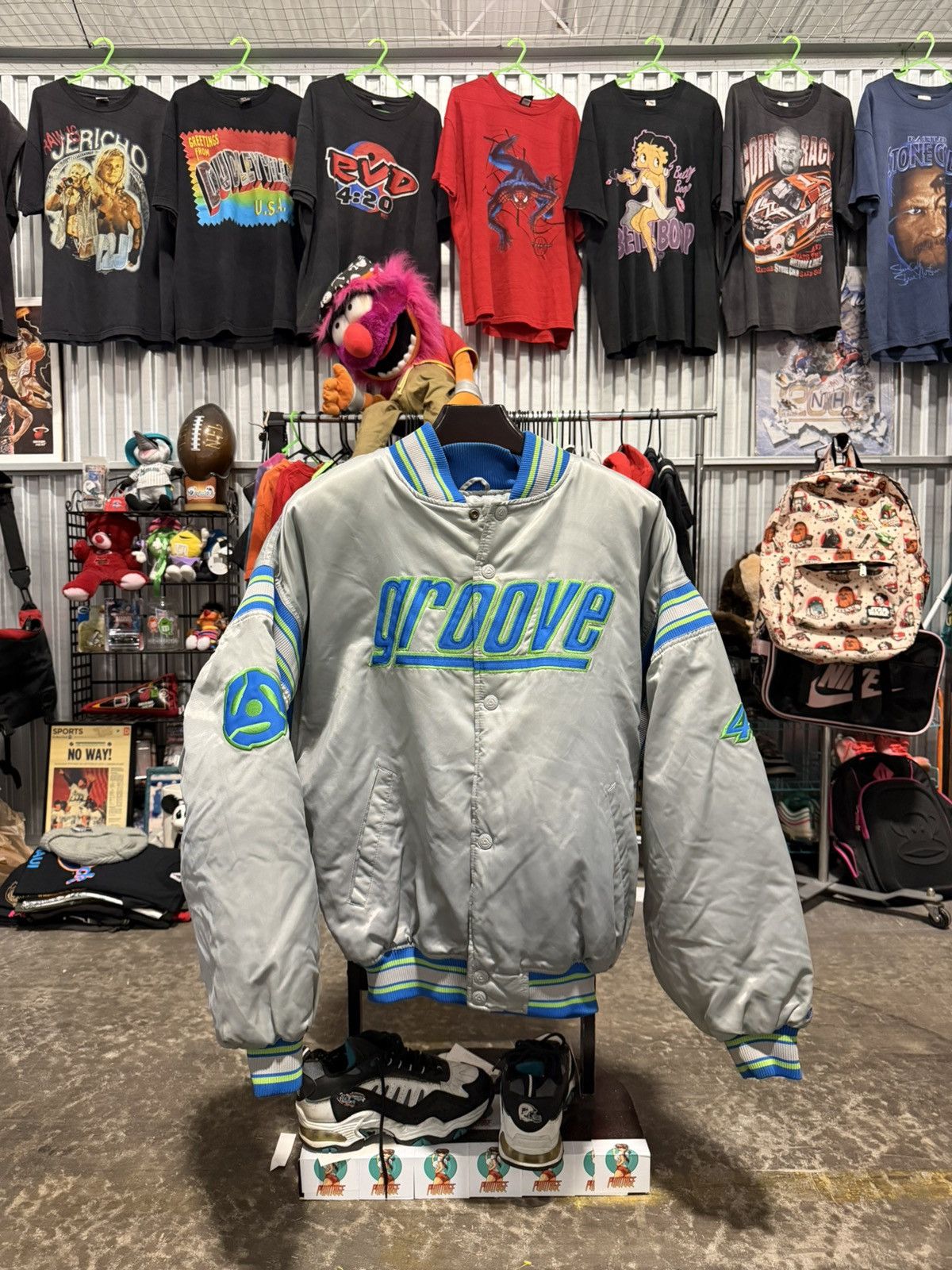 Other Y2K Vintage GROOVE Skate Bomber Jacket XL Size US XL / EU 56 / 4 - 1 Thumbnail