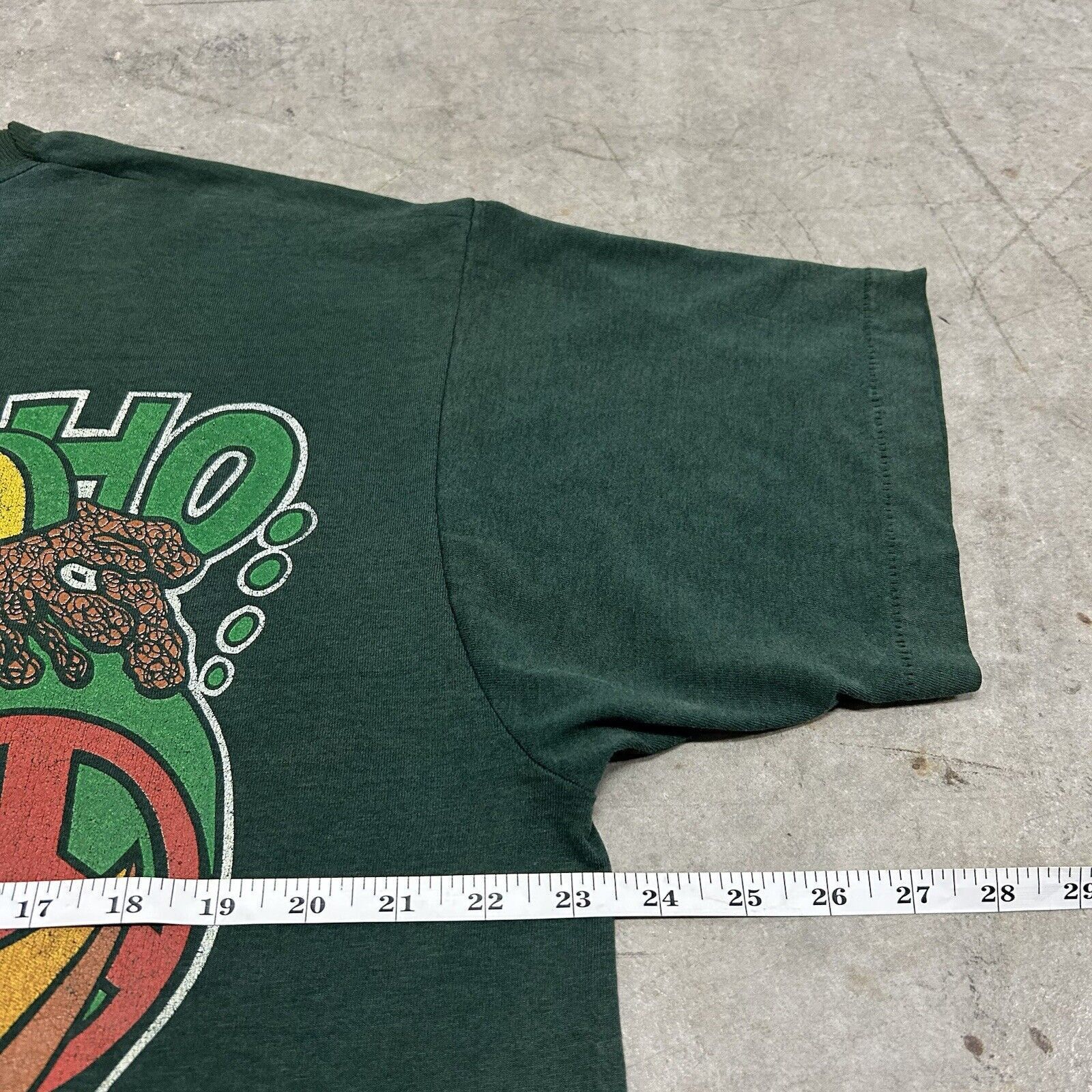 Fruit Of The Loom Freaknik Taz Front Back Dyke Parody Green T Shirt X-Large XL Size US XL / EU 56 / 4 - 7 Thumbnail