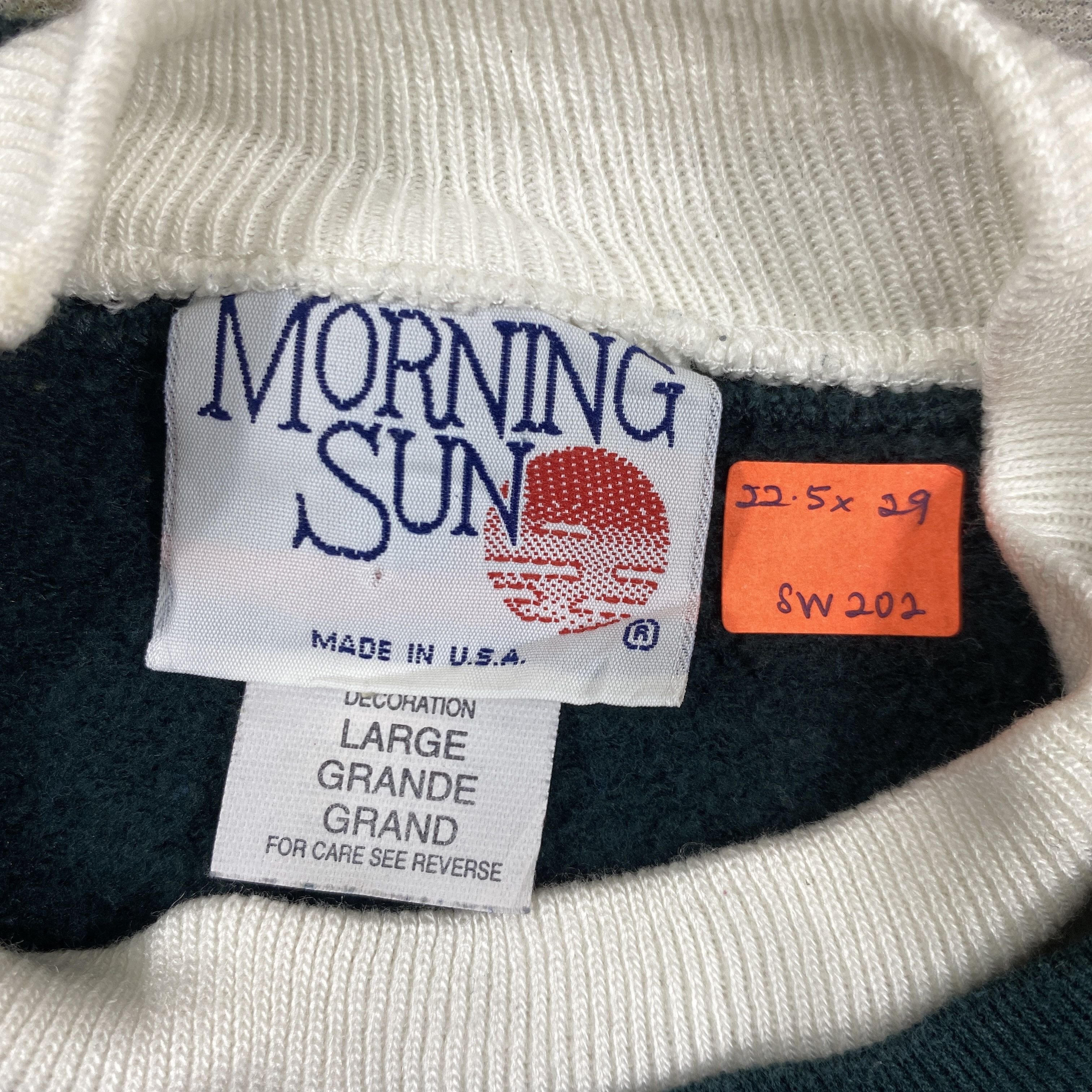 Vintage Vintage Morning Sun Crewneck Sweatshirt -SW202 Size US M / EU 48-50 / 2 - 3 Thumbnail