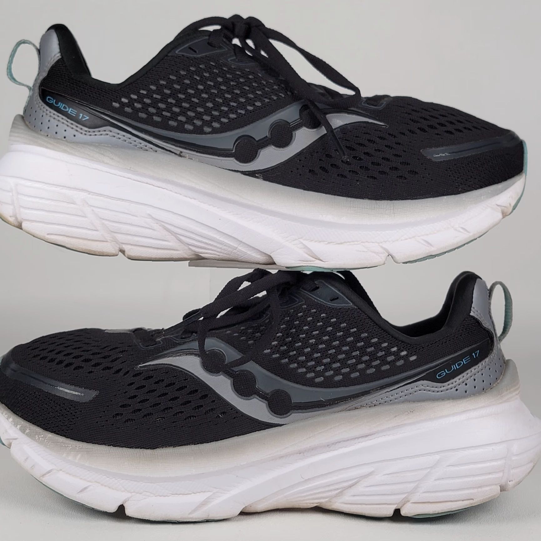 Saucony Saucony Women's Guide 17 Sneaker Black/Fog Size 9.5 W Shoes Womens Sneaker Athletic Lace Up 2024 Size US 8 / IT 38 - 5 Thumbnail