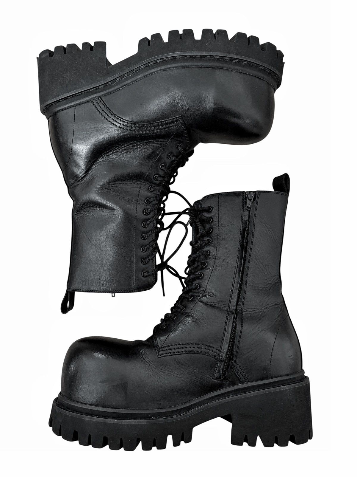 Balenciaga Leather Stomper Bulky Boot Size US 7 / EU 40 - 3 Thumbnail