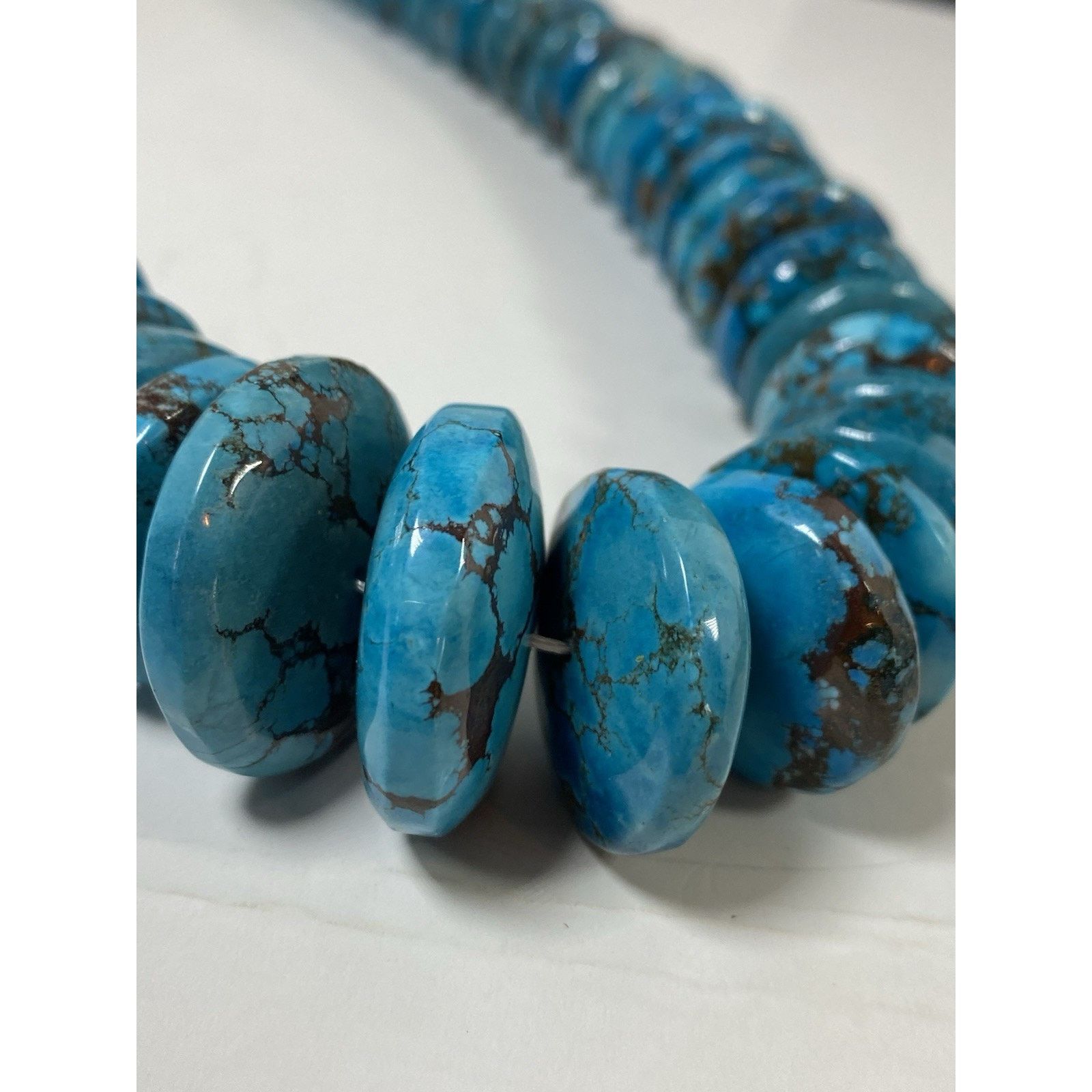 Other Vintage Native American Navajo Turquoise Necklace Size ONE SIZE - 5 Thumbnail