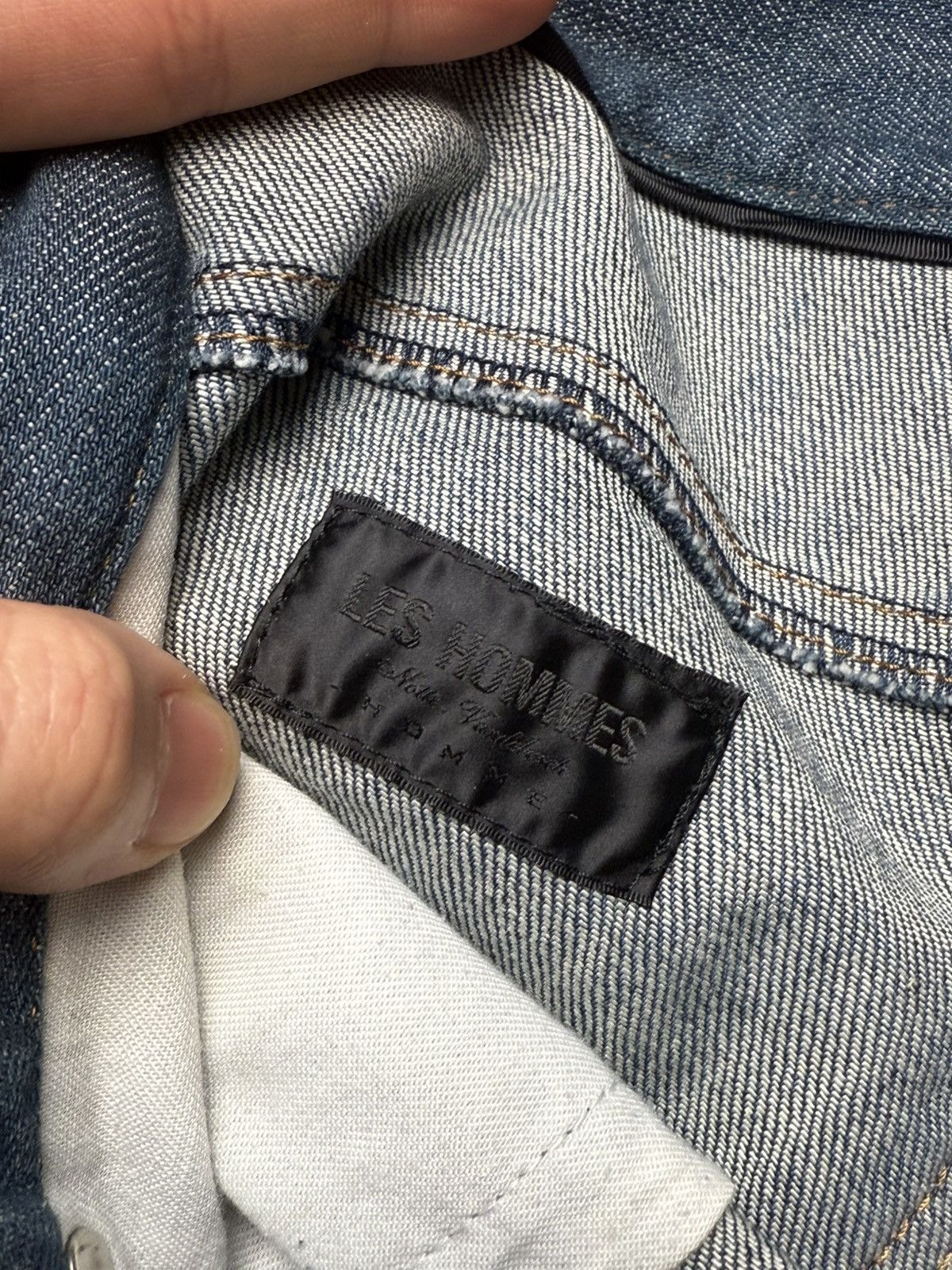 Les Hommes Les Hommes Avant Garde Jeans Y2K leather Size US 36 / EU 52 - 12 Thumbnail