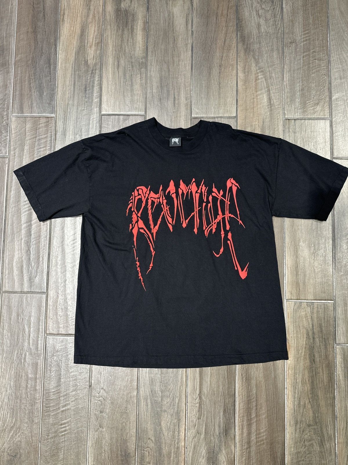 REVENGE RED BONES TEE BLACK