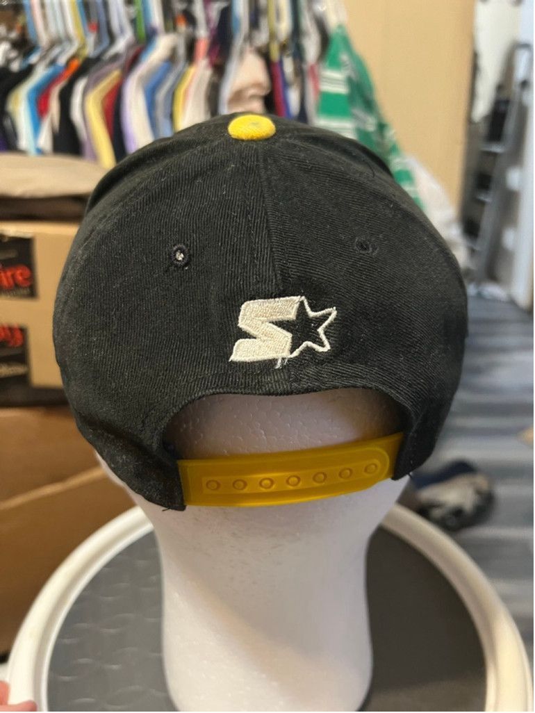 Starter Men's Starter Black Yellow Mizzou Eagle Logo Snapback Hat Size ONE SIZE - 3 Thumbnail