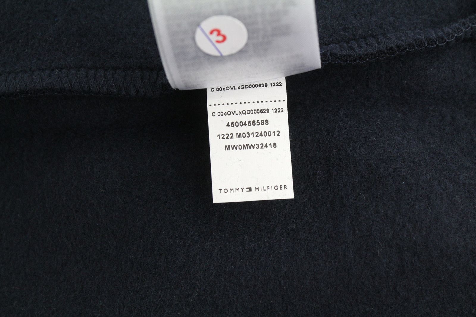 Tommy Hilfiger L Dark Blue Crew Logo Sweatshirt 87395 Size US L / EU 52-54 / 3 - 9 Thumbnail