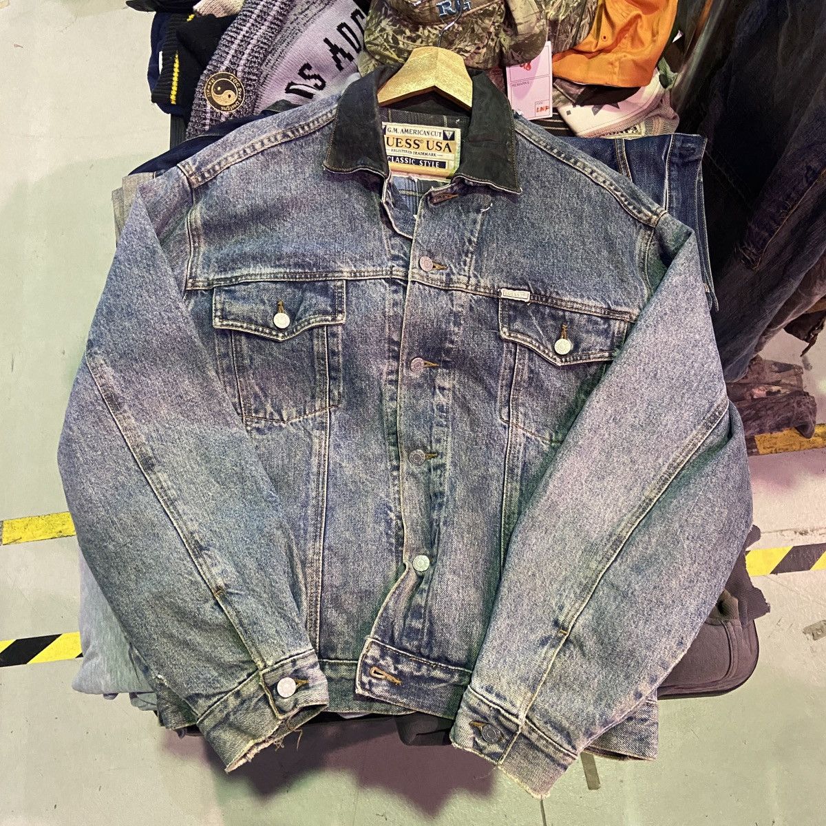 Guess × Vintage Vintage Guess Denim Jacket Size US M / EU 48-50 / 2 - 1 Thumbnail