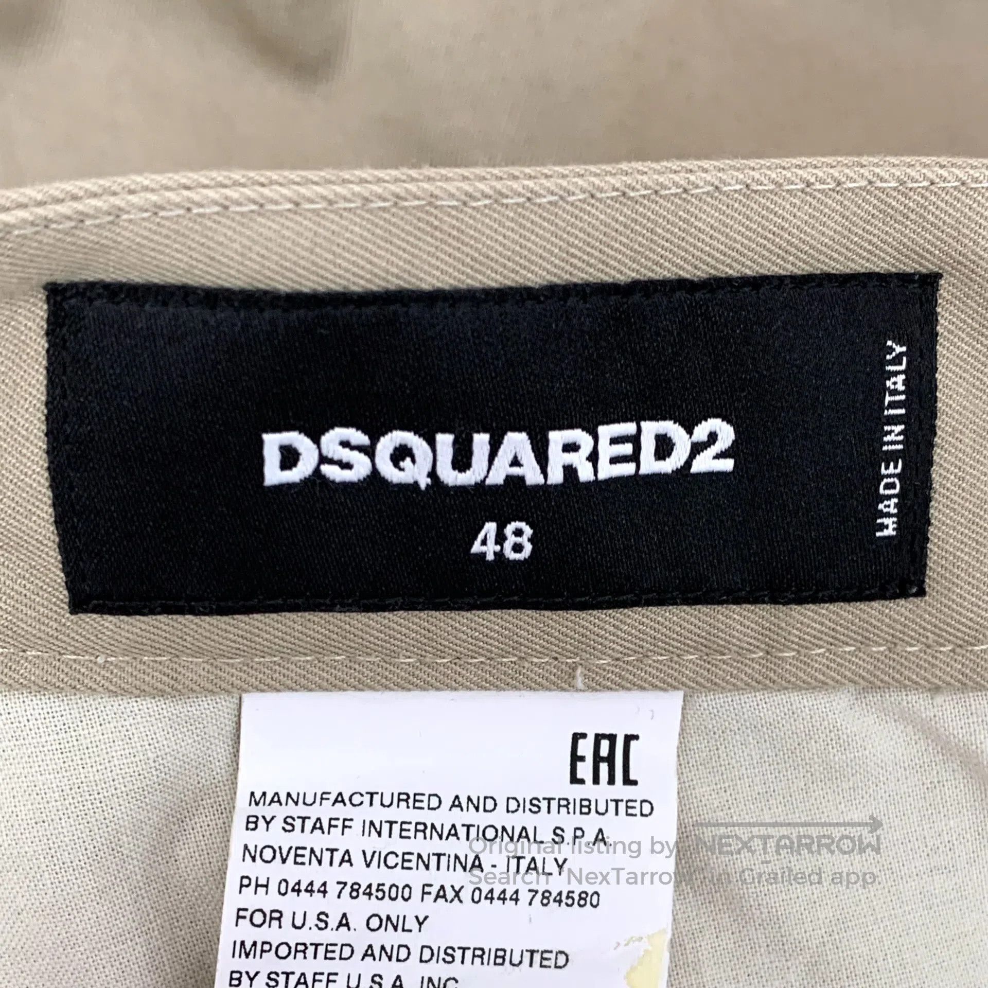 Dsquared2 Dsquared2 size M Khaki Pocket Trim Cotton Casual Shorts| Size US 32 / EU 48 - 5 Thumbnail