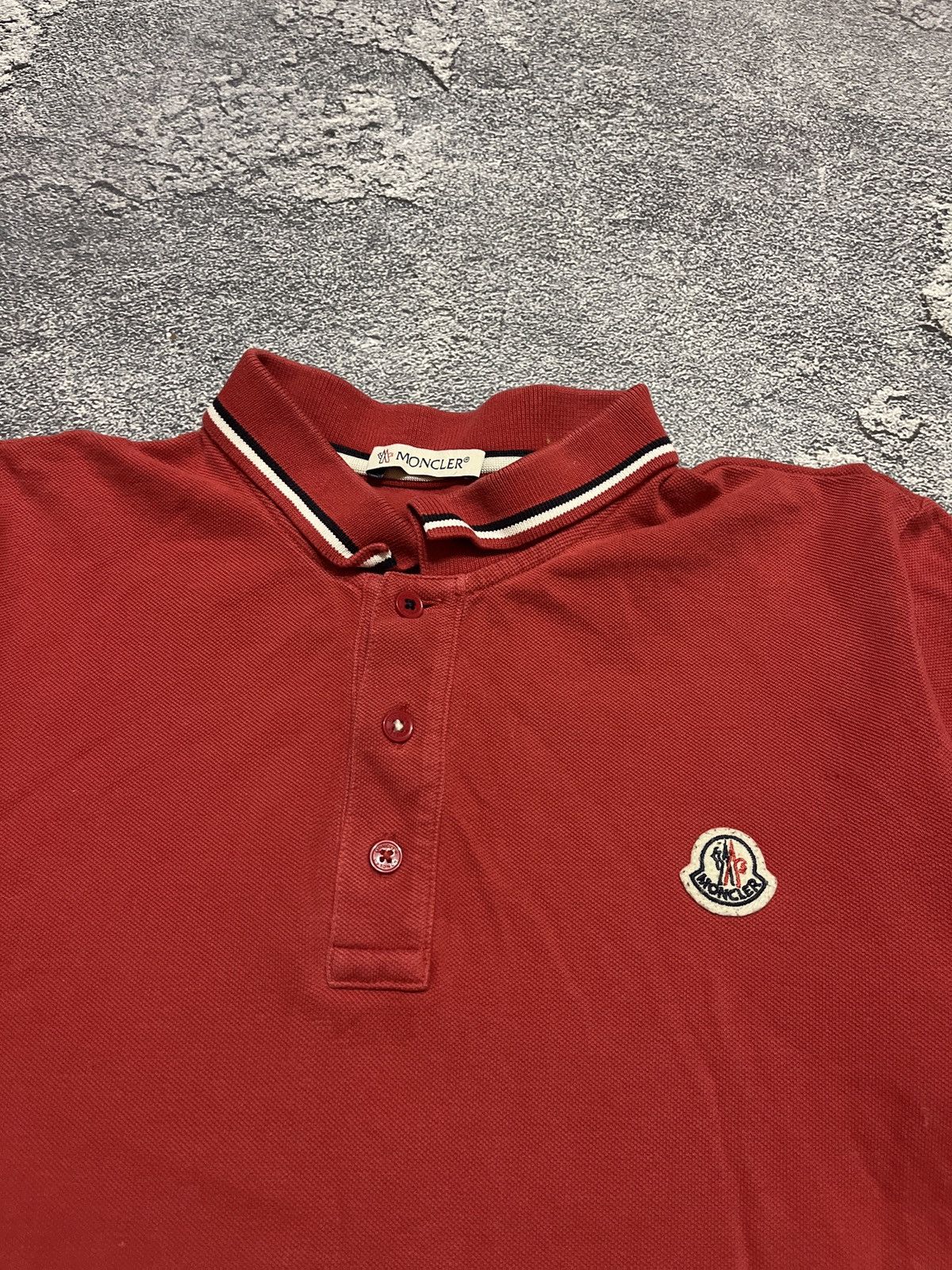 Moncler Moncler Magila Polo Manica 90S Lunga Longsleeve T Shirt Tee Size US XS / EU 42 / 0 - 4 Thumbnail