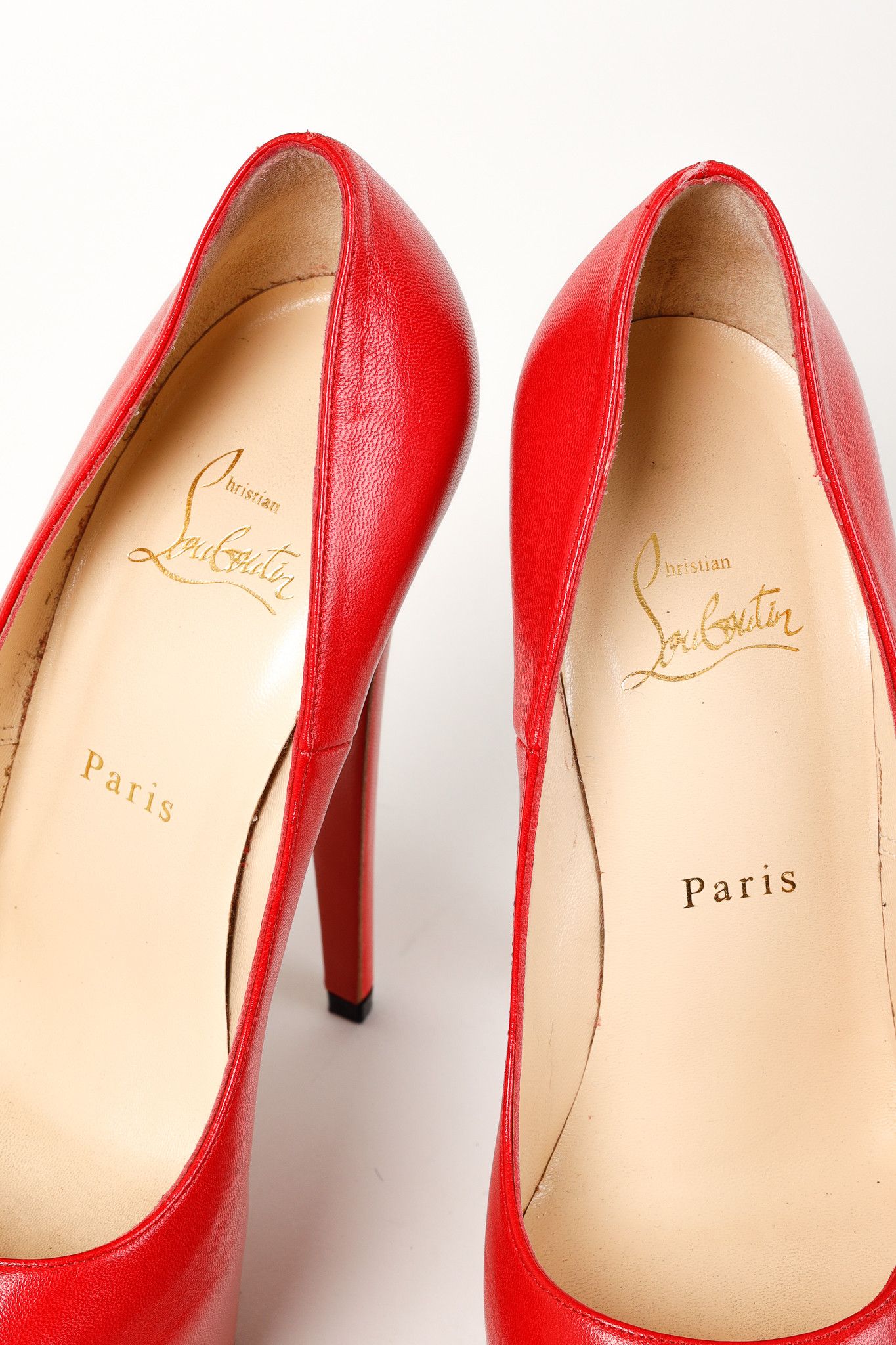 Christian Louboutin Christian Louboutin Daffodile 160 Kid-Leather Platform Pumps Size US 8.5 / IT 38.5 - 5 Thumbnail