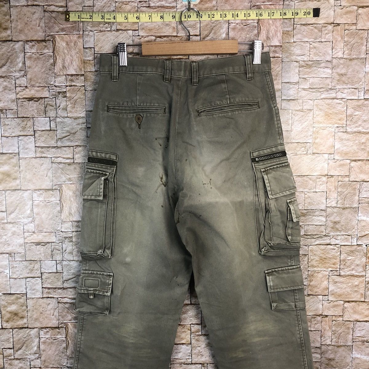 Japanese Brand Long John faded utility Cargo Multipocket Pants #A82 Size US 29 - 17 Thumbnail
