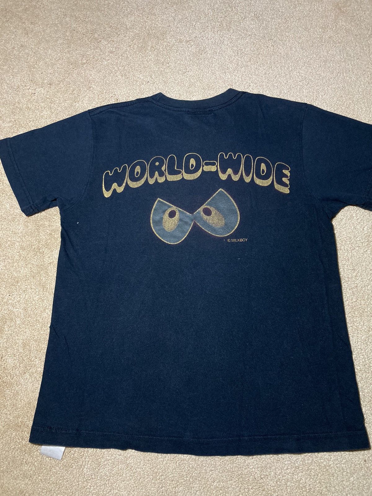 Japanese Brand 2006 Milkboy Cities Worldwide Eyes City Black Gold Glitter Size US S / EU 44-46 / 1 - 7 Thumbnail