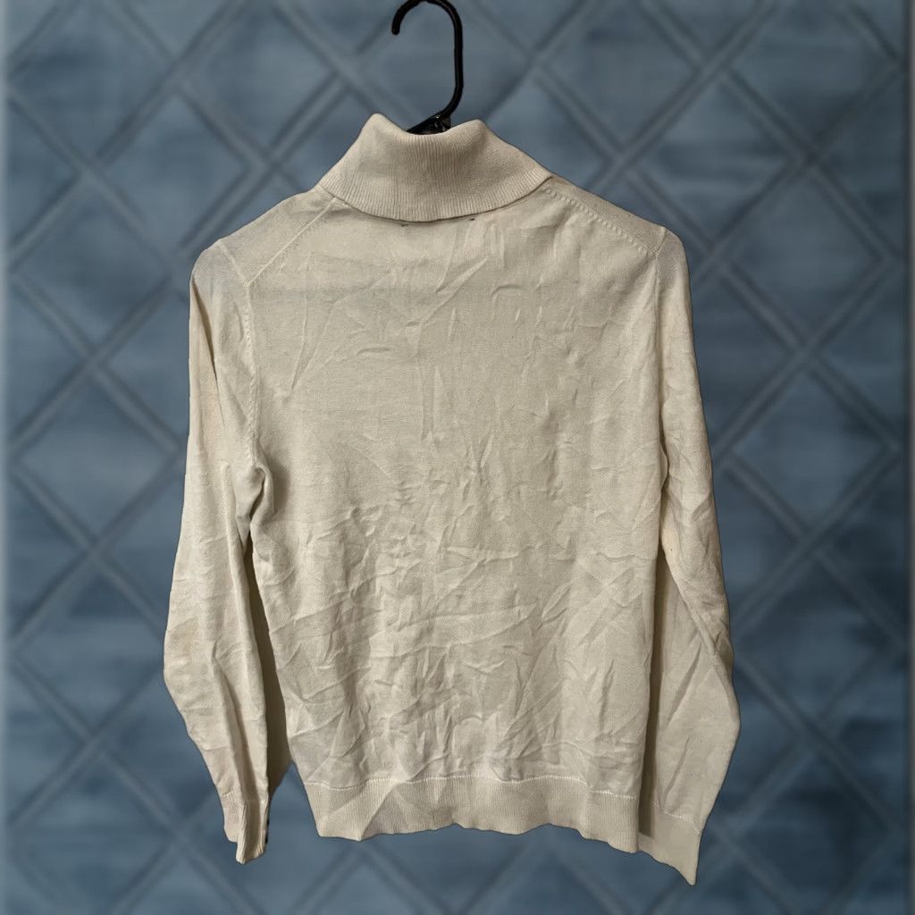 Tommy Hilfiger Tommy Hilfiger women’s Sweater Size Small White turtleneck neck Size S / US 4 / IT 40 - 1 Thumbnail