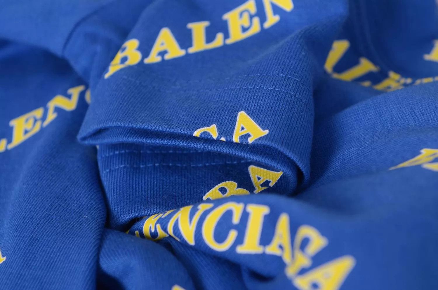Balenciaga Balenciaga Blue Danmaku All Over Print T-shirt Size S / US 4 / IT 40 - 5 Thumbnail