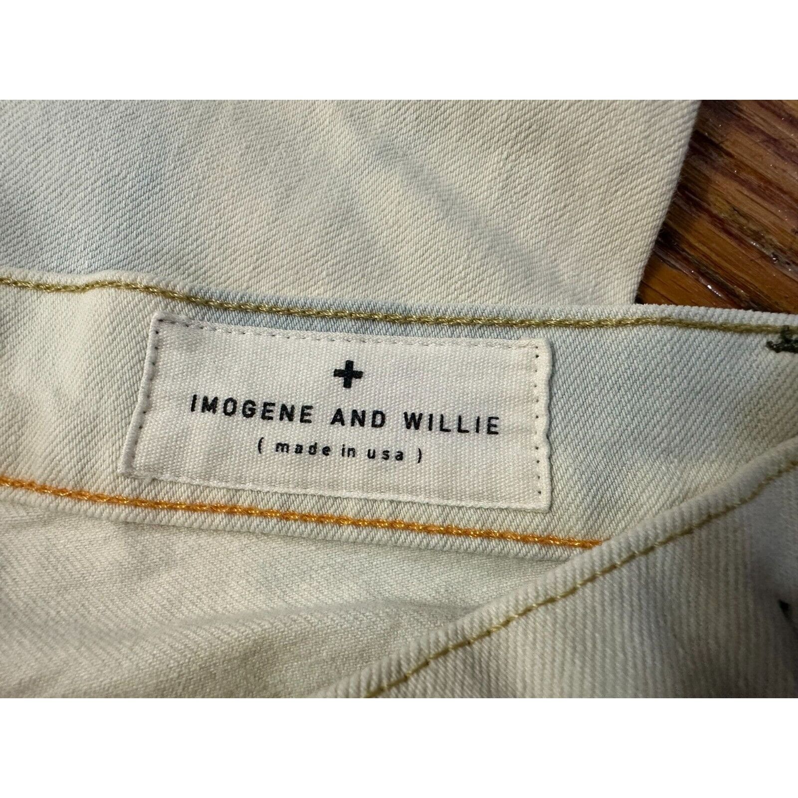 Imogene + Willie Imogene And Willie Imogene Slim Straight Jeans white dye Siz Size 26" / US 2 / IT 38 - 4 Thumbnail