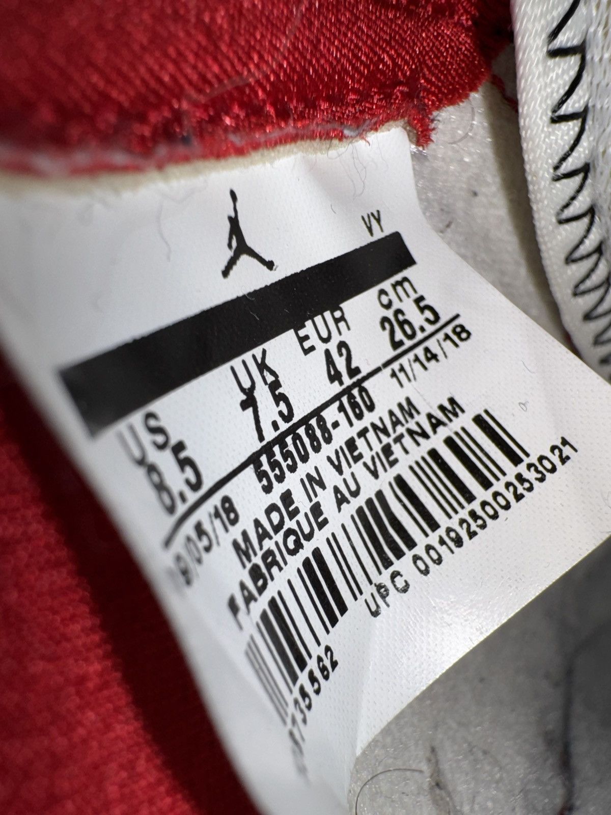 Jordan Brand Jordan 1 Retro High Phantom Gym Red 555088-160 Size US 8.5 / EU 41-42 - 6 Thumbnail