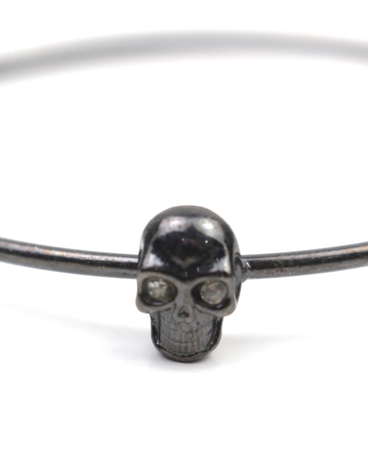 Vintage 2000S JAPANESE MADE SHADOW SKULL BRACELET Size ONE SIZE - 4 Thumbnail