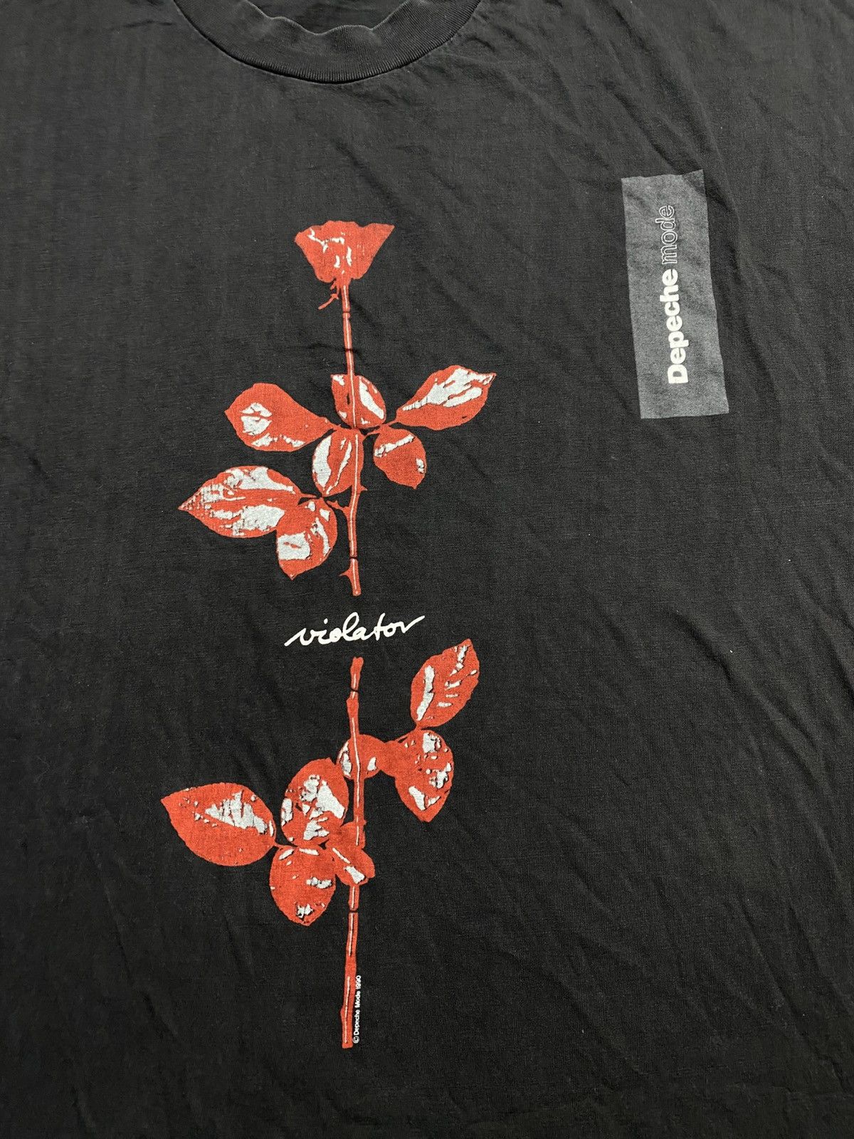 Vintage !!!RARE!!! Depreche Mode 1990 rock Japanese rare item world Size US XL / EU 56 / 4 - 6 Thumbnail