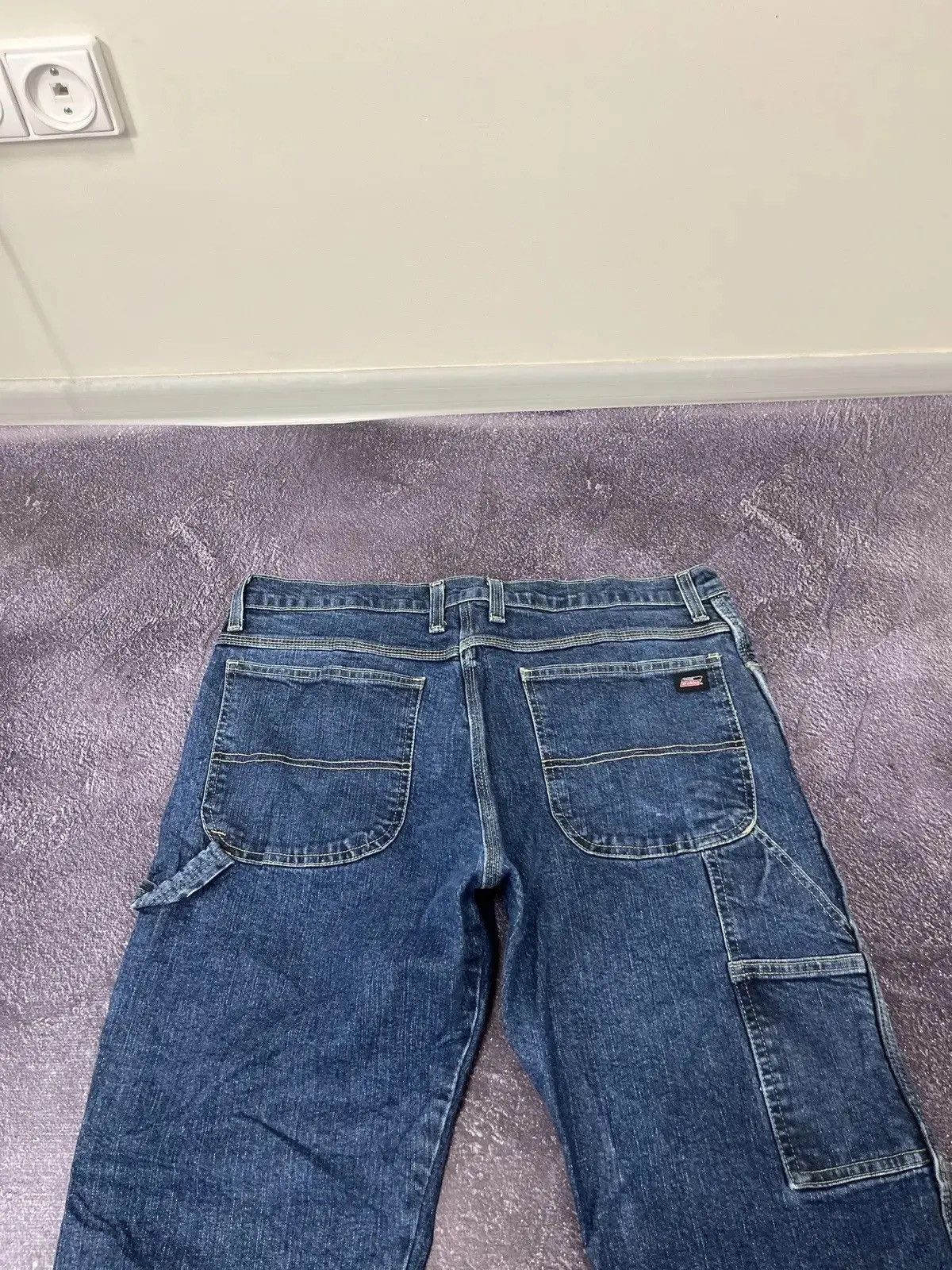 Dickies × Vintage Vintage Dickies Y2K Work Blue Hype Baggy Denim Jeans Size US 36 / EU 52 - 4 Thumbnail