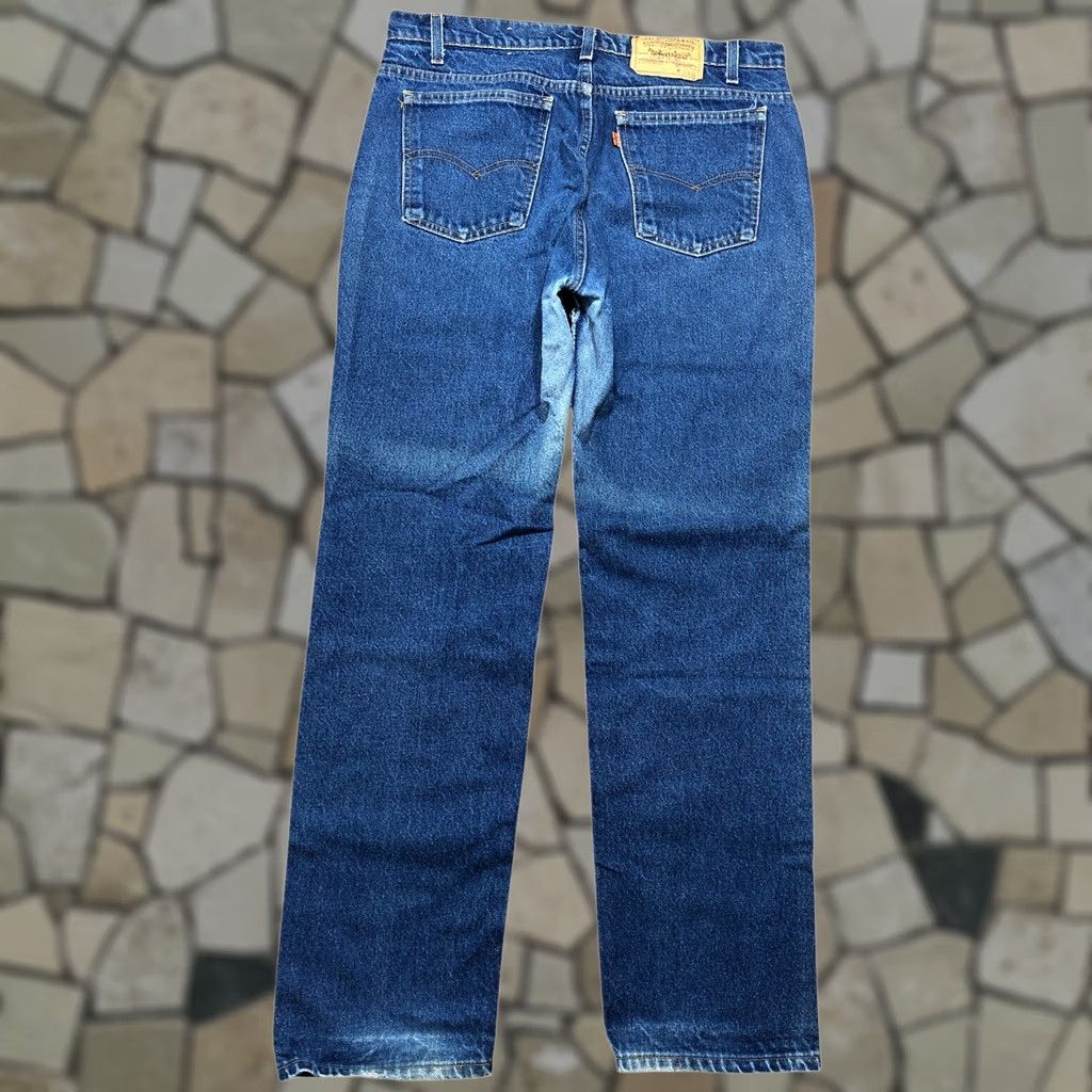 Levi's VINTAGE Levi's 509 Jeans Men 34x31 Blue Denim Distressed Orange Tab 70s 80s USA Grunge Straight Jeans Men Size US 34 / EU 50 - 1 Thumbnail