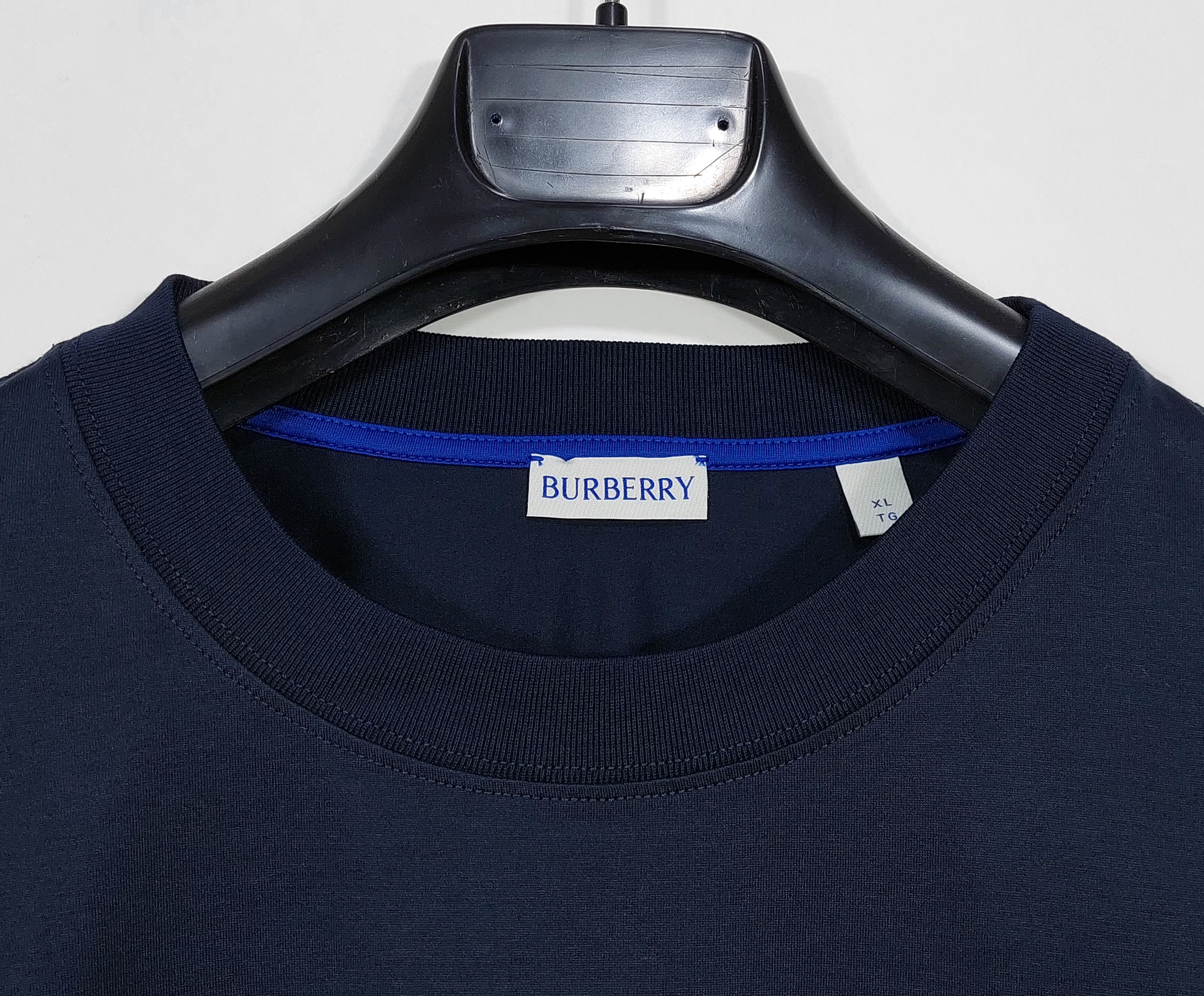 Burberry EKD embroidered logo tshirt - navy XL Size US XL / EU 56 / 4 - 2 Thumbnail