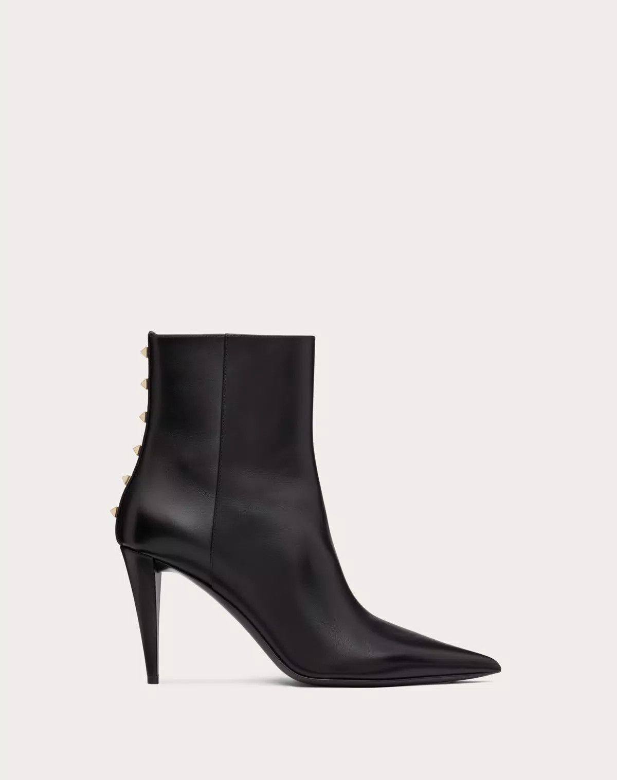 Valentino o1s1wg111125 Rockstud Calfskin Ankle Boots 90 mm in Black Size US 8 / IT 38 - 1 Thumbnail
