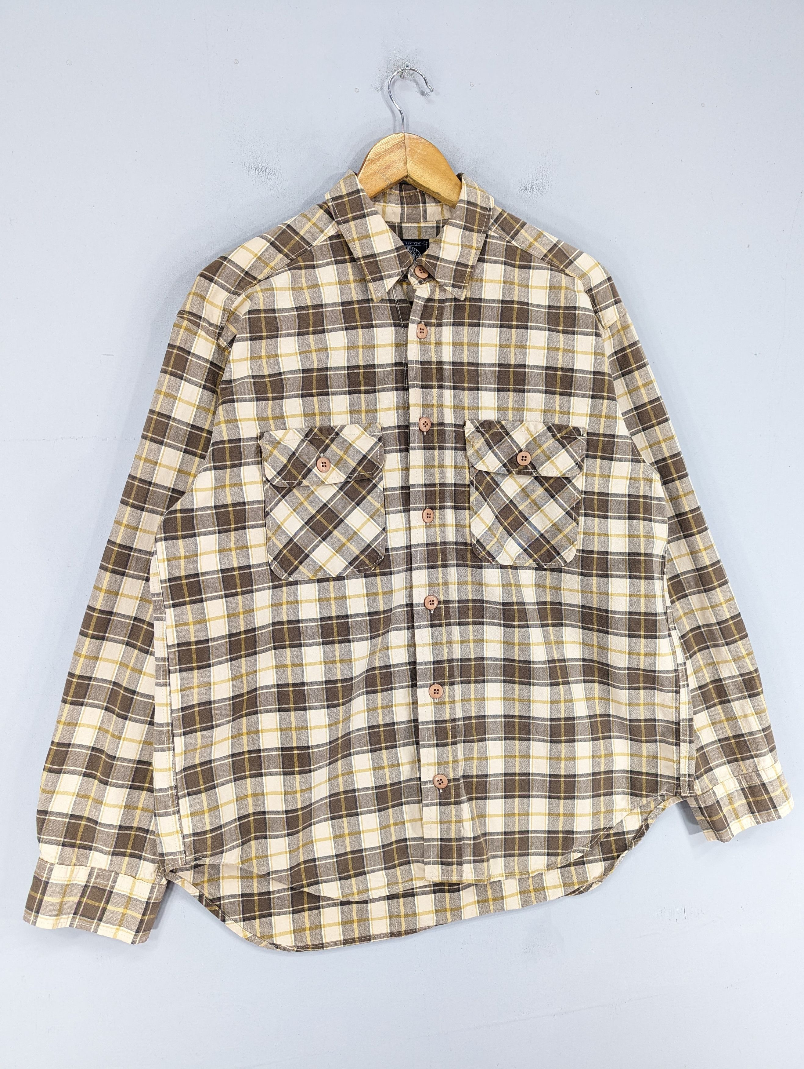 Flannel 🔥RARE🔥Vintage 90s Lipstar Checkered Box Flannel Shirt Size US L / EU 52-54 / 3 - 3 Thumbnail