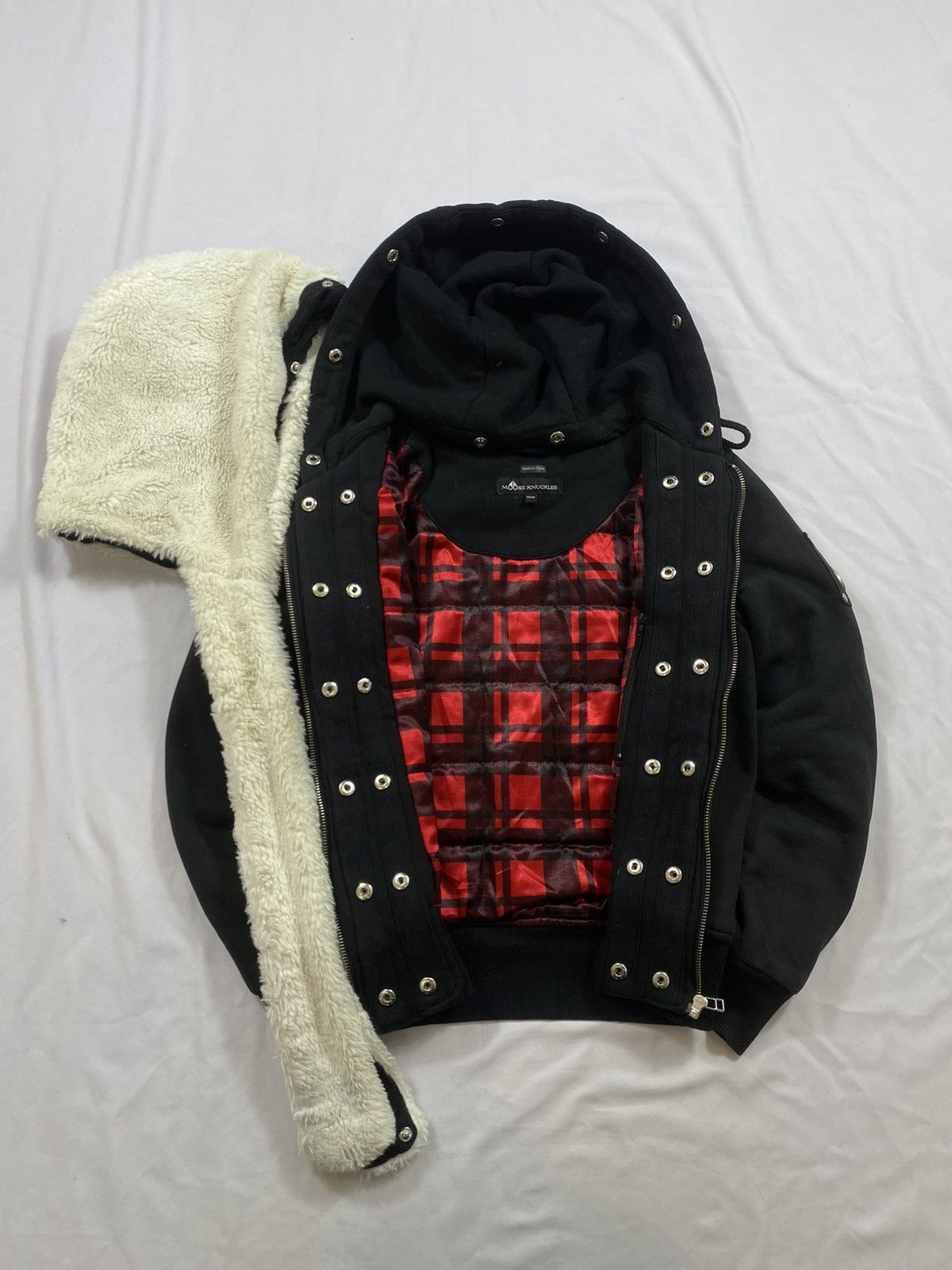 Moose Knuckles Japanese Moose Knuckles Zip Fur Hoodie ifsix lgb style Size US S / EU 44-46 / 1 - 3 Thumbnail