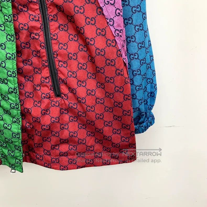 Gucci gucci Colour-blocked logo jacquard full-print hooded long- Size XS / US 0-2 / IT 36-38 - 4 Thumbnail