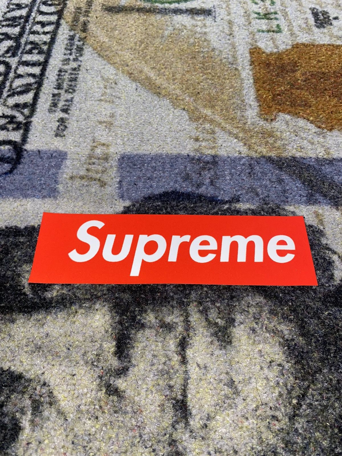 Nas × Supreme Supreme Felt Box Logo Sticker Size ONE SIZE - 1 Thumbnail