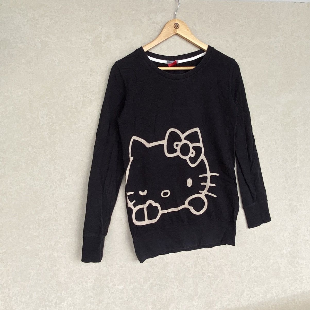 Other Vintage Hello Kitty Long Sleeve T-shirt Crewneck BlackWhite Size M / US 6-8 / IT 42-44 - 3 Thumbnail